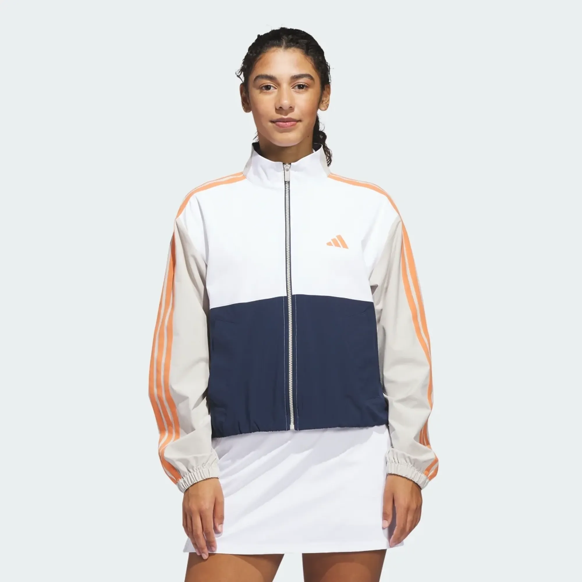 adidas BEYOND COLOR BLOCK TWISTWEAVE FULL ZIP JACKET