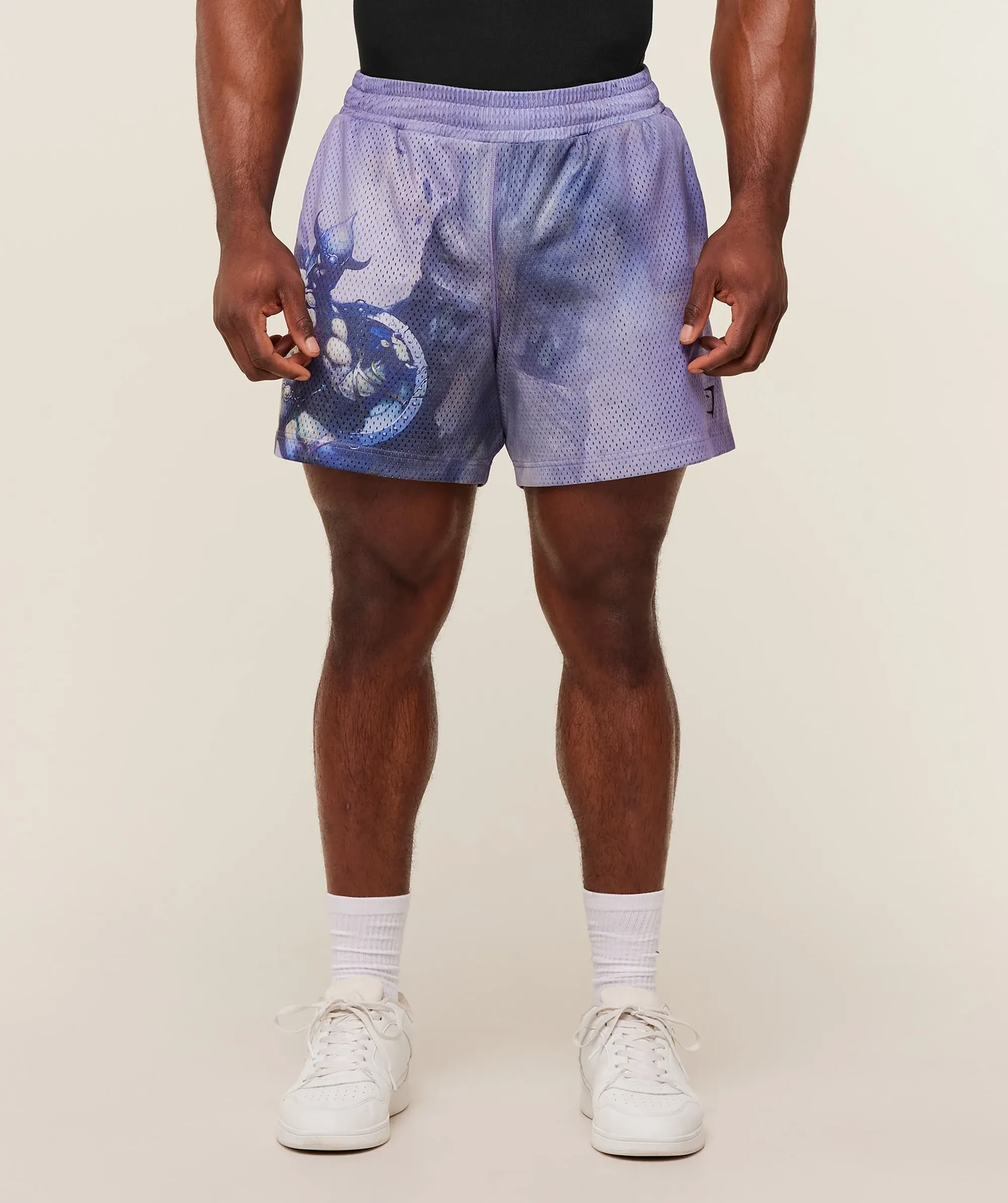 Gymshark Power x Frazetta Graphic Shorts - Steady Purple