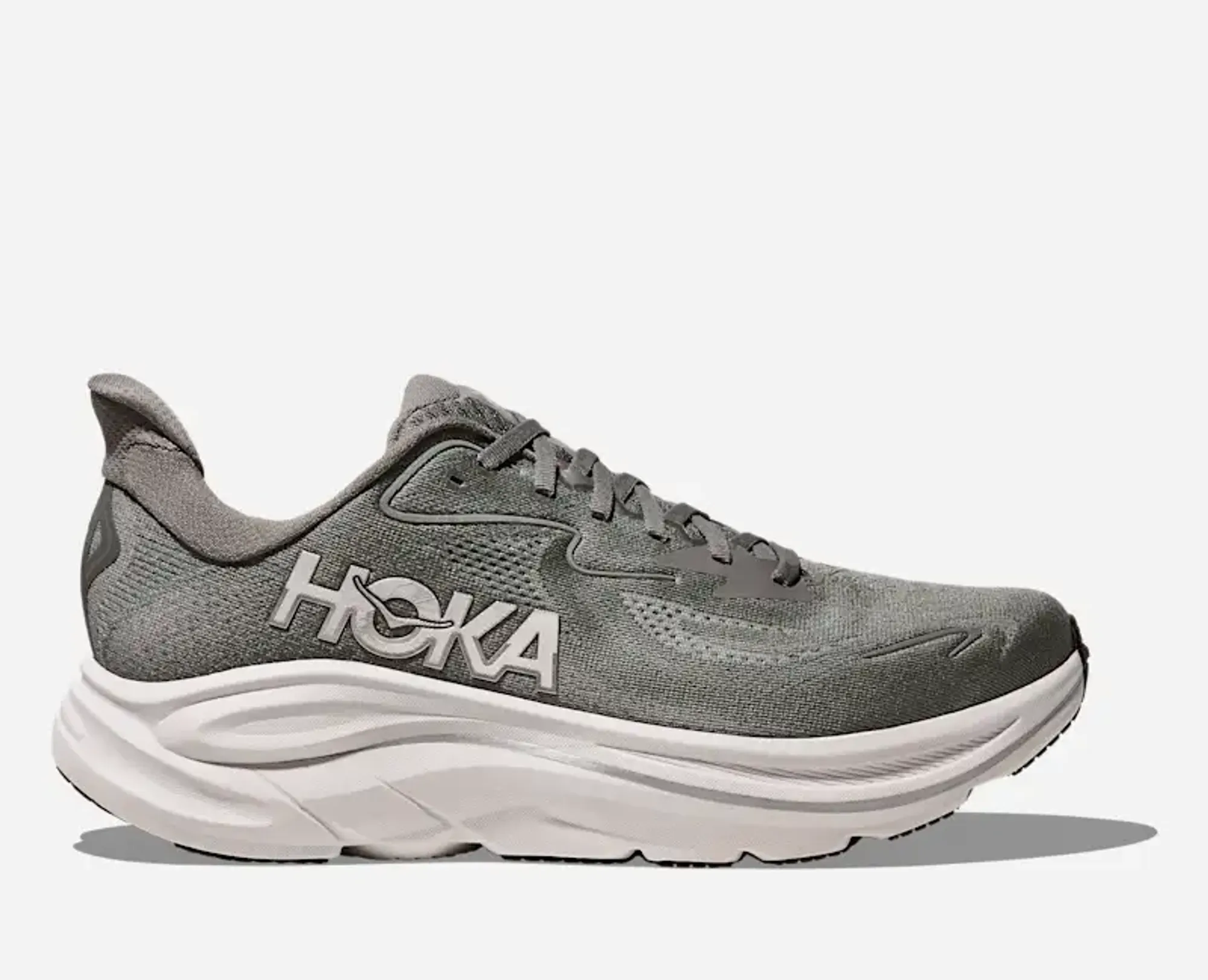 Hoka Men's Clifton 10 Road Running Shoes In Asteroid/Silver