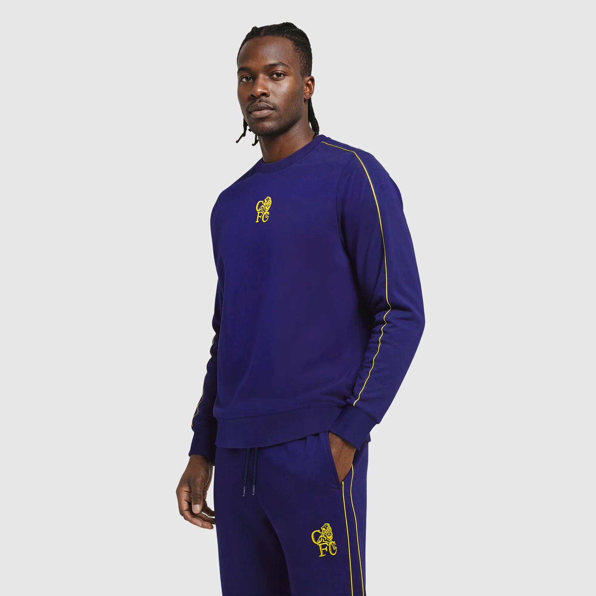 Chelsea Retro Crest Sweatshirt - Navy