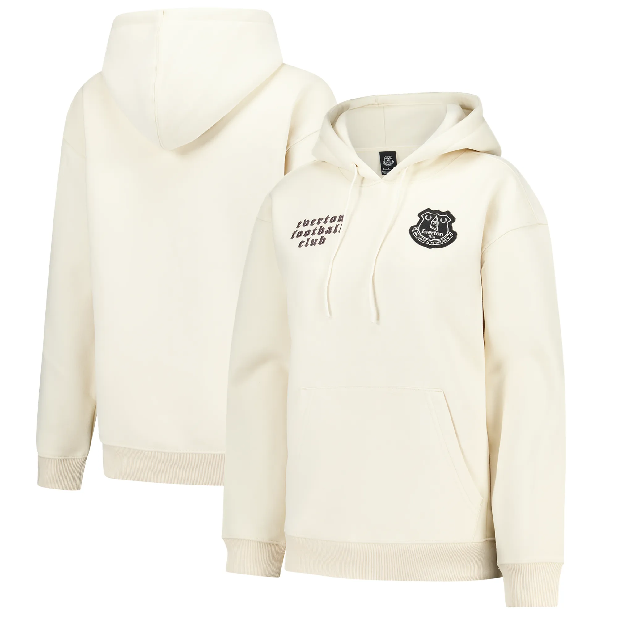 Everton Elements Super Soft Fleece Pullover Hoodie - Whitecap Grey  - Mens