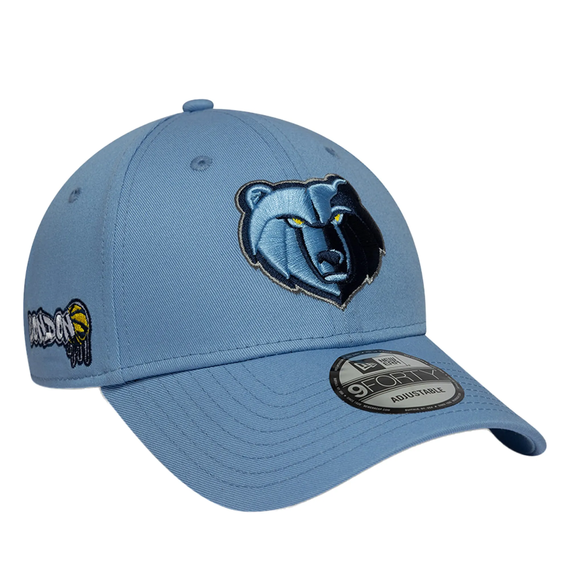 Grizzlies NBA London Game 2026 Pastel Blue 9FORTY Adjustable Cap New Era Cap adult unisex