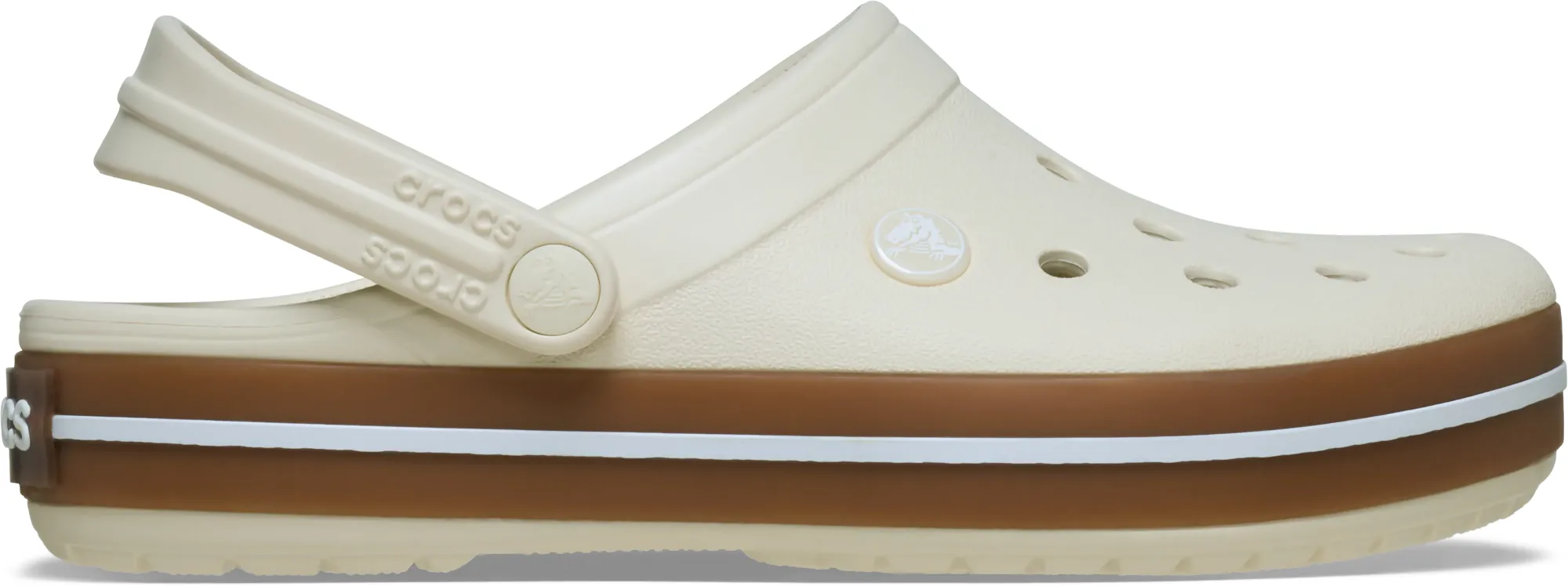 Crocs | Unisex | Crocband Gum | Clogs | Summit White | W4/M3