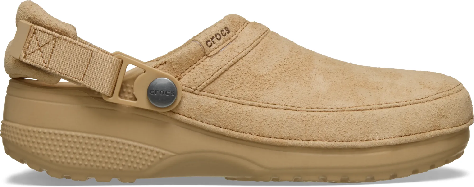 Crocs | Unisex | Classic Crafted Vegan Suede | Clogs | Cashew | W2/M1