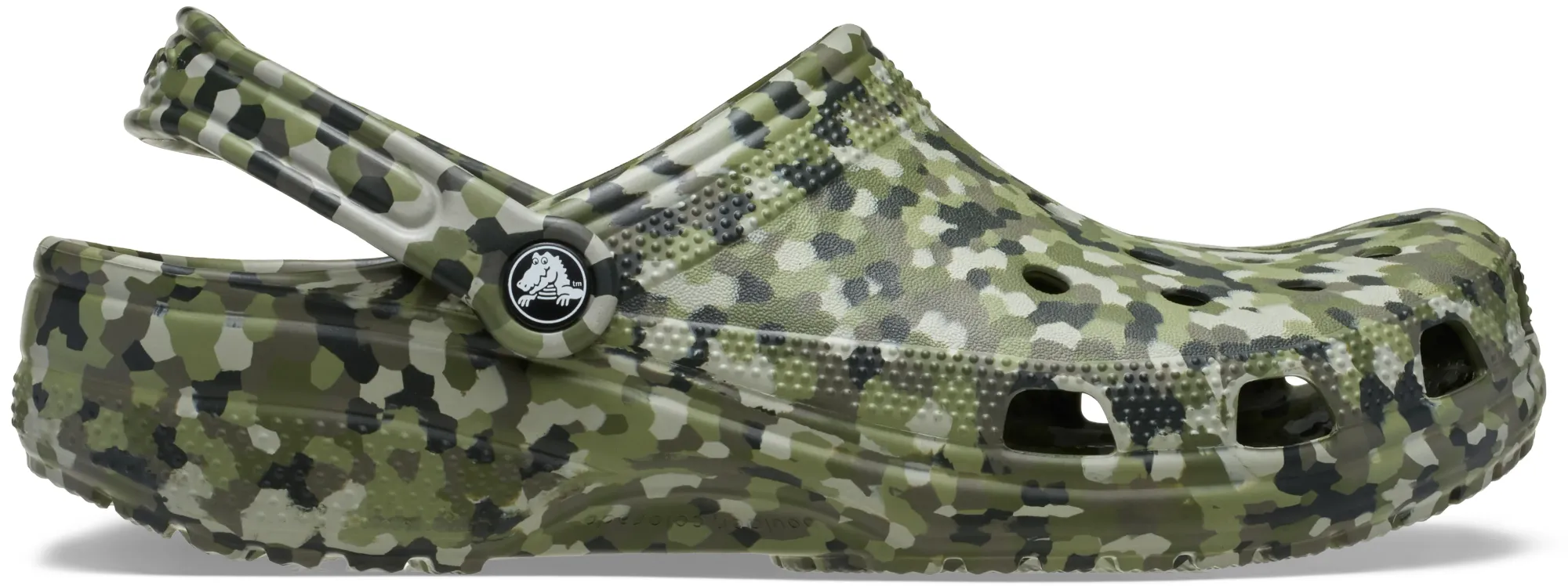 Crocs | Unisex | Classic Confetti | Clogs | Army Green / Multi | W2/M1