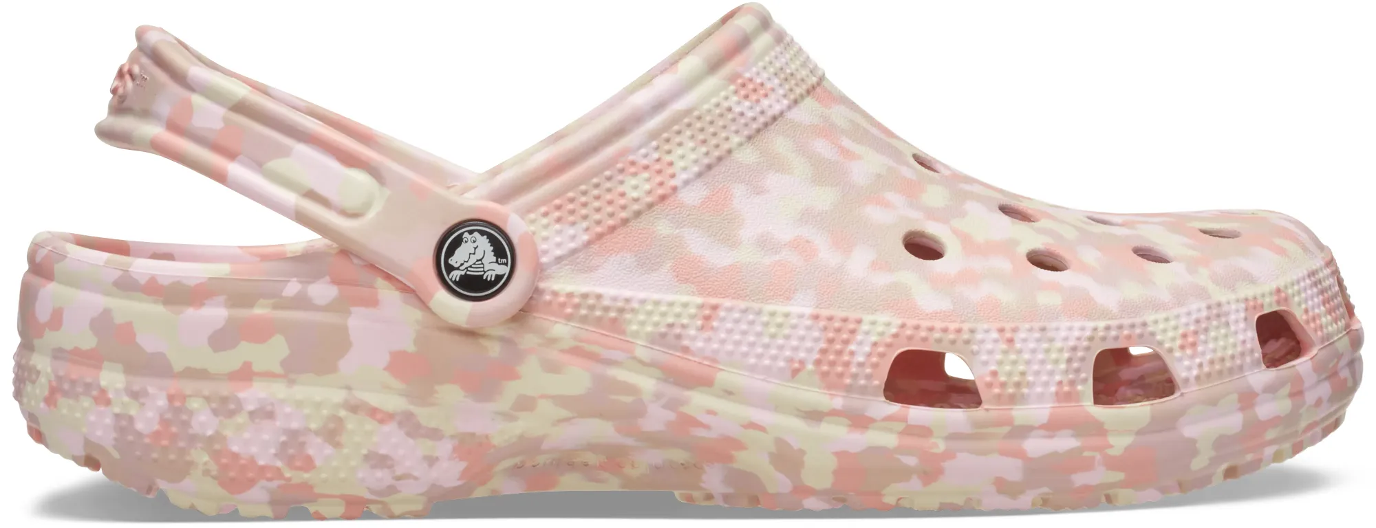 Crocs | Unisex | Classic Confetti | Clogs | Pink Milk/Multi | W2/M1