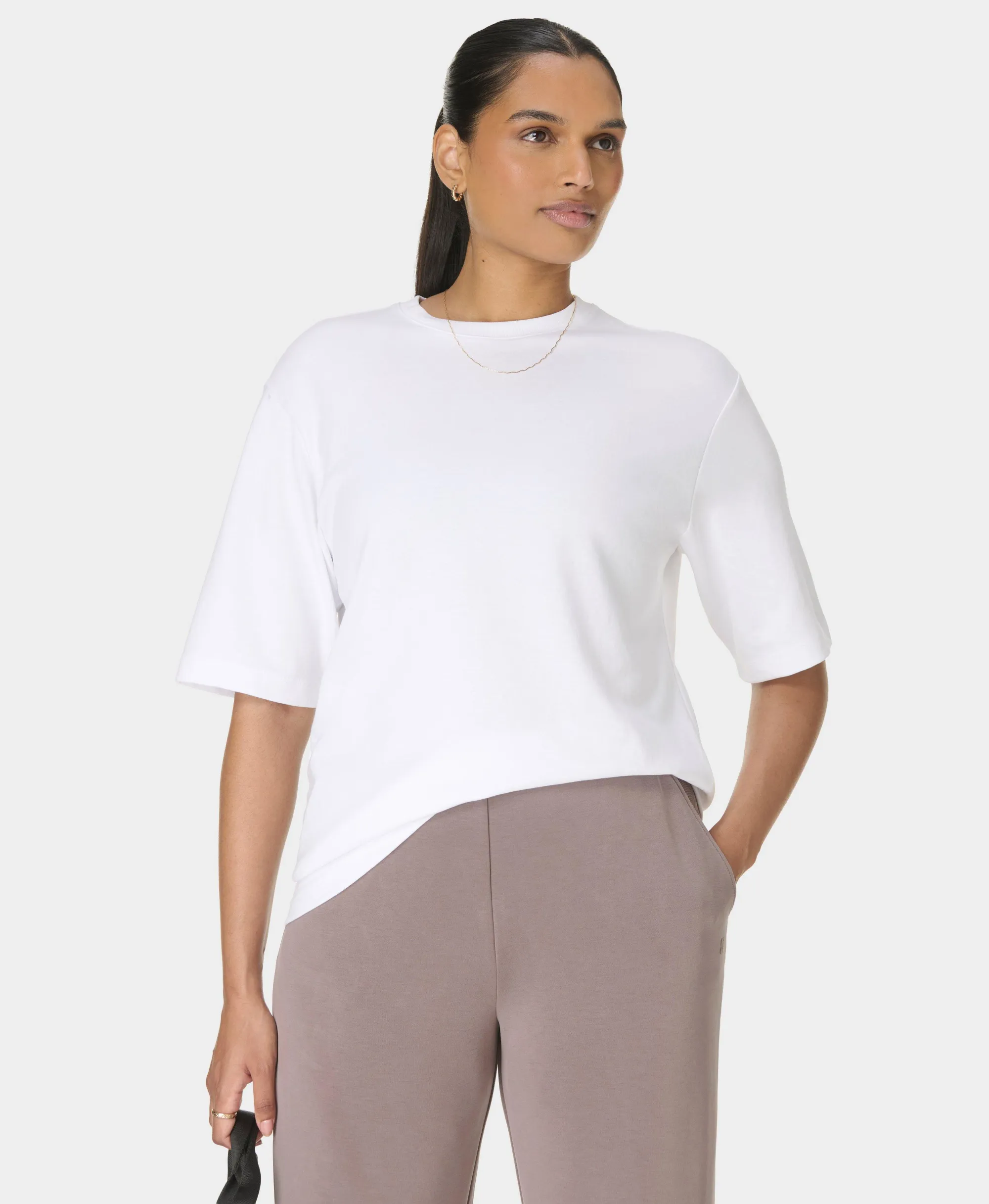 Elevated Cotton Longline T-Shirt