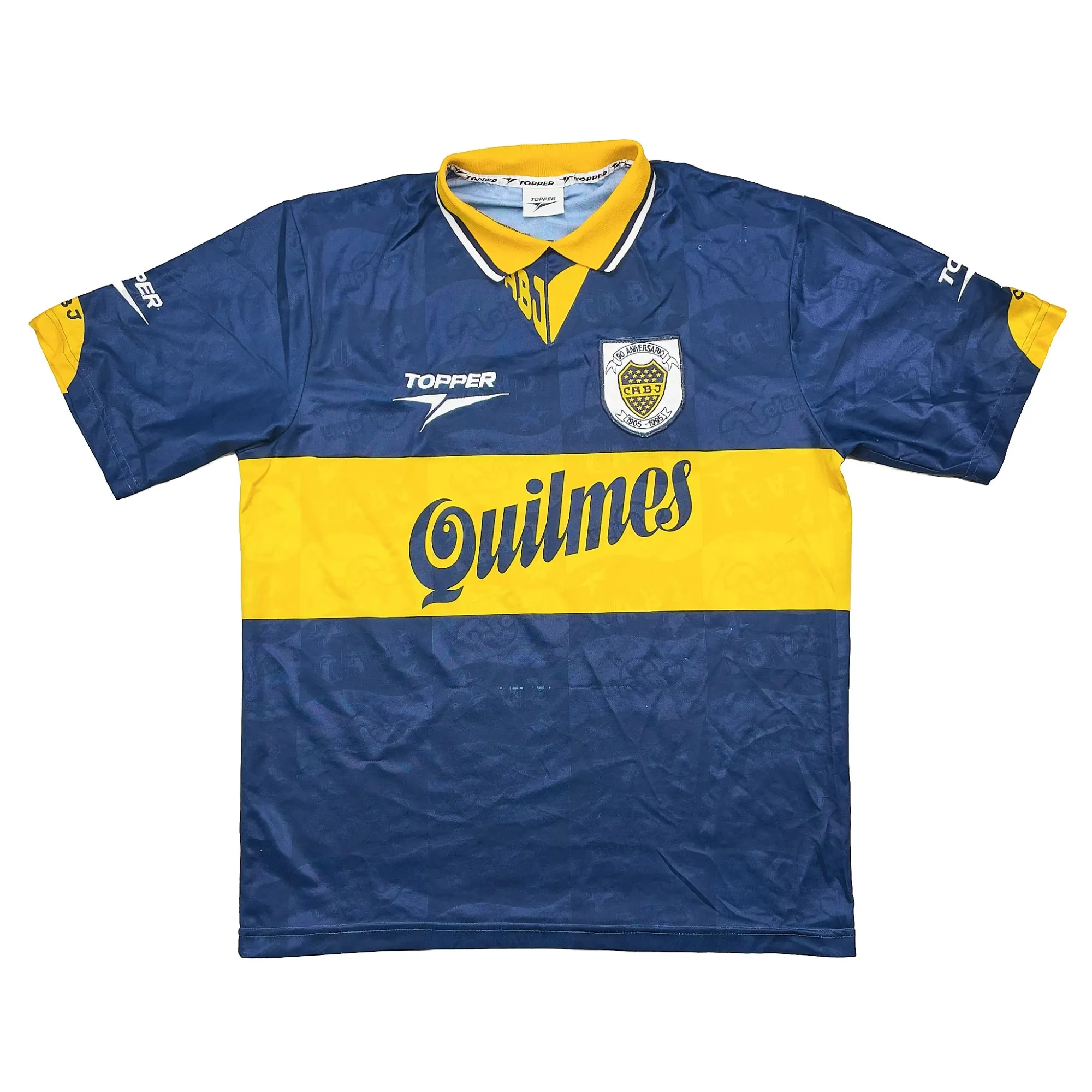 1995/96 Boca Juniors Home Shirt (L) Topper | Cult Kits