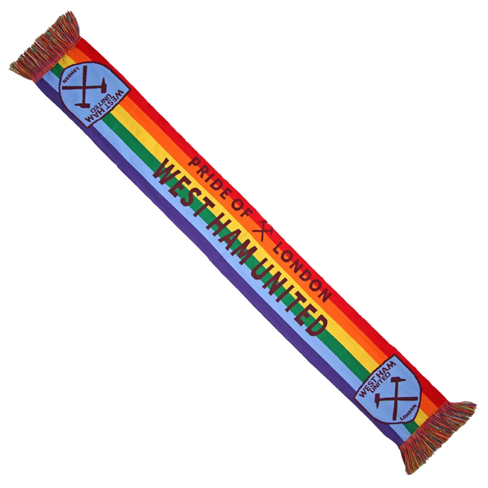West Ham Rainbow Pride Of London Scarf