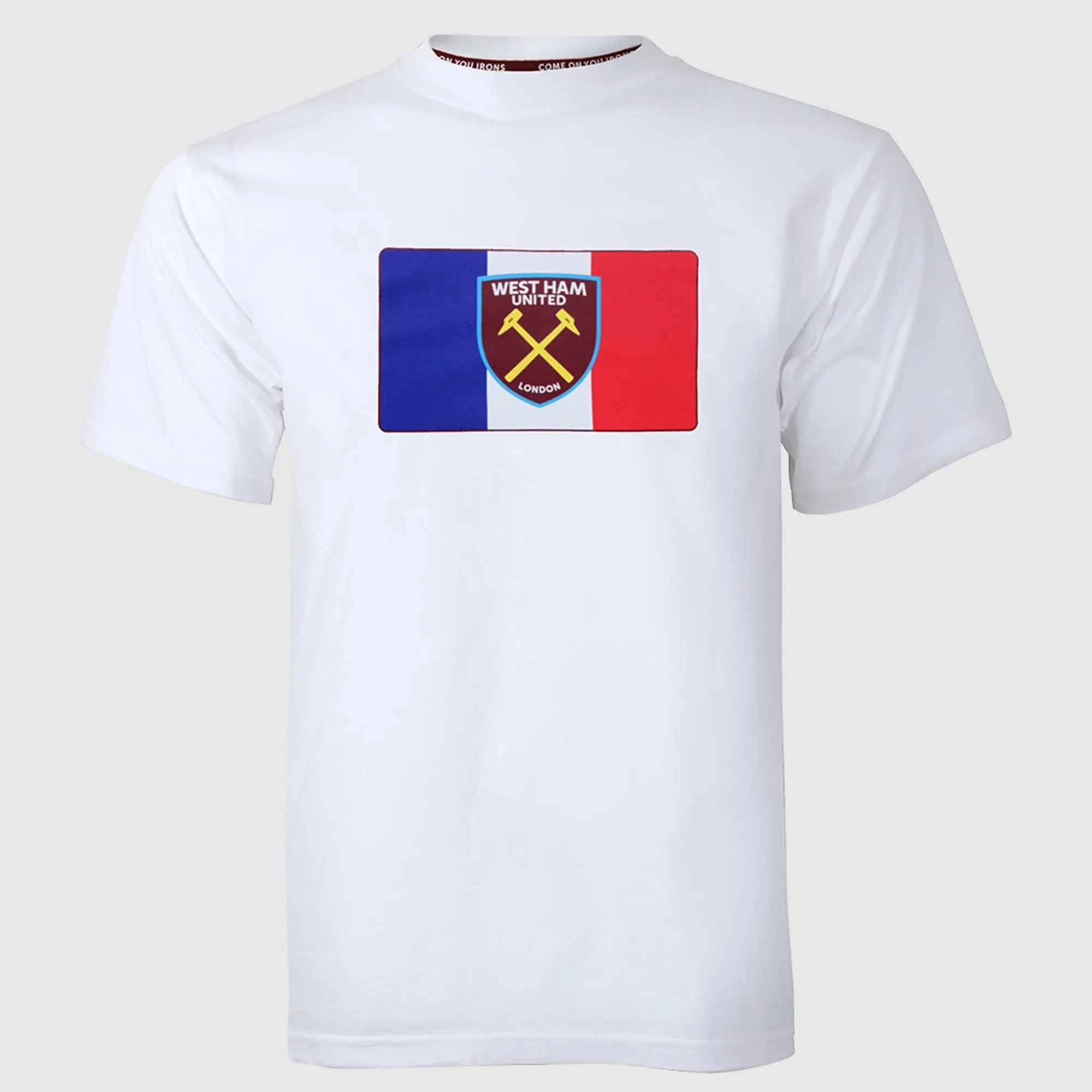 2425 - White France Flag/Crest T-Shirt