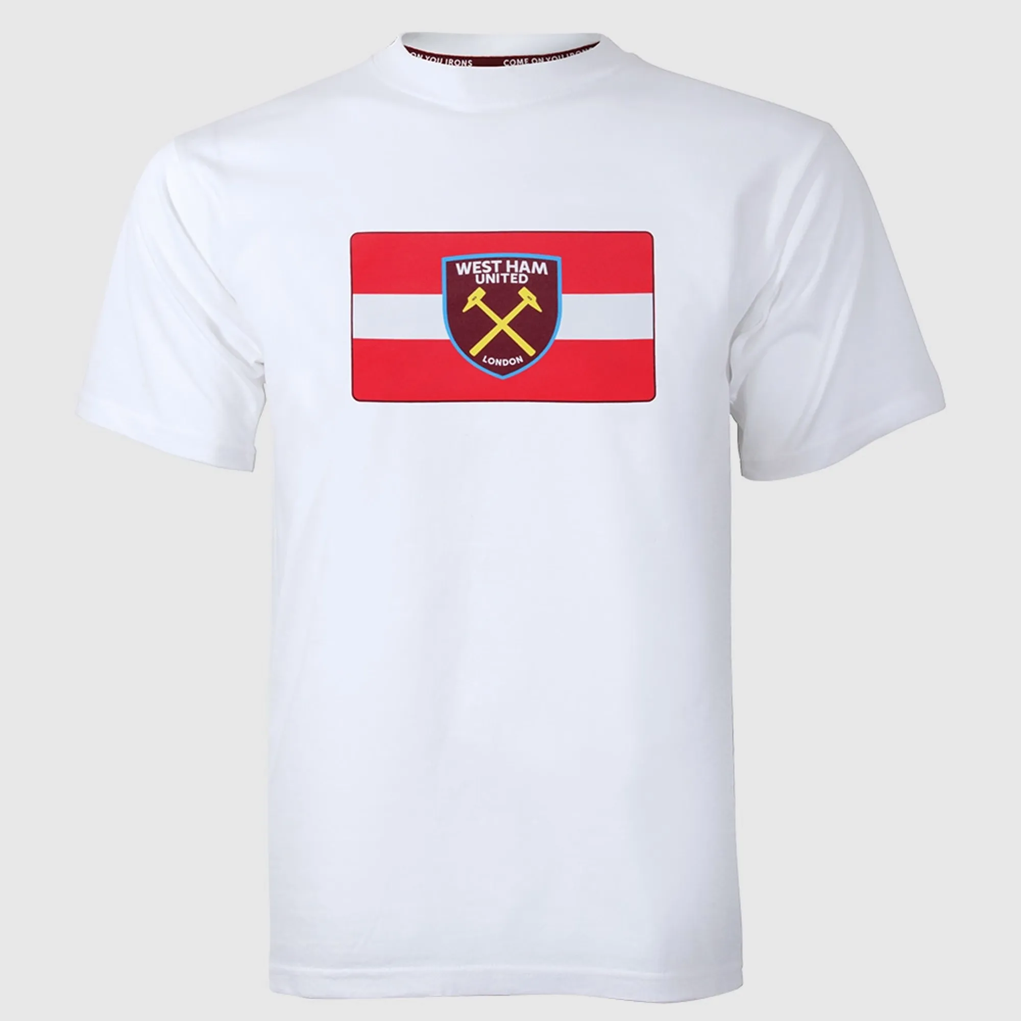 2425 - White Austria Flag/Crest T-Shirt
