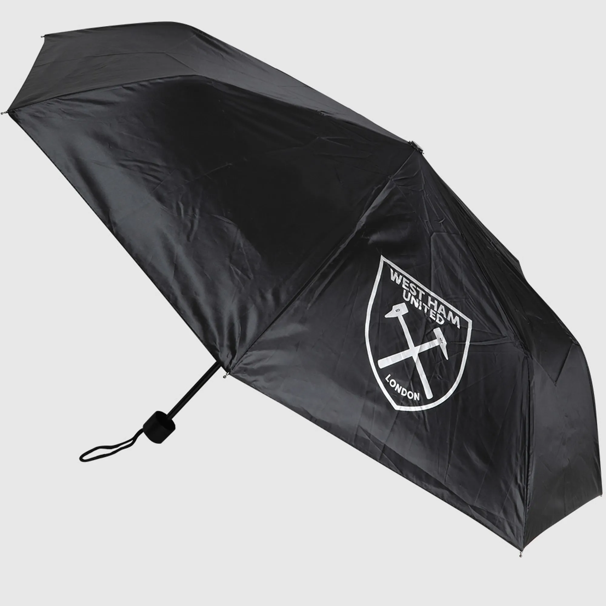 West Ham Black Compact Umbrella