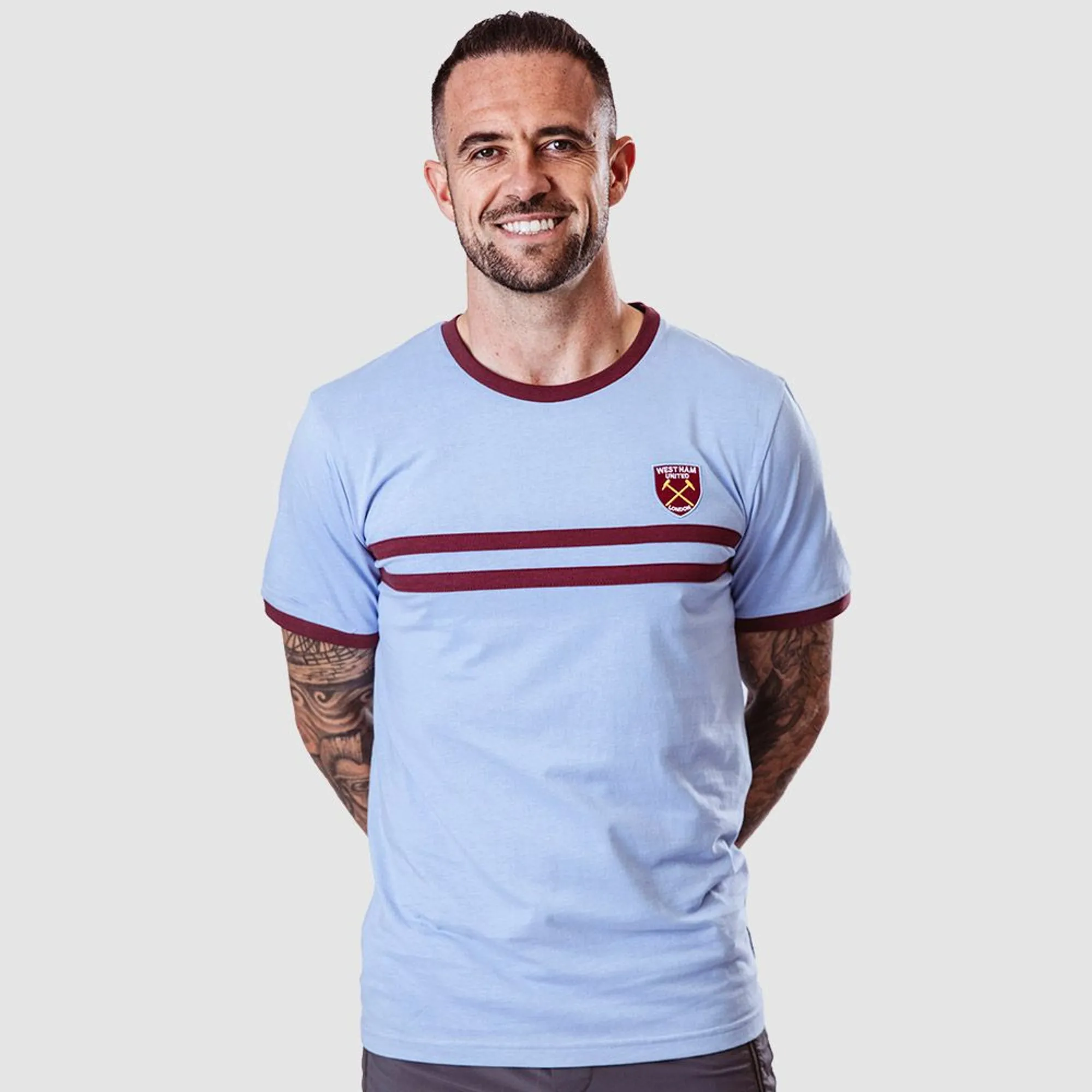 Sky Crest Stripe T-Shirt