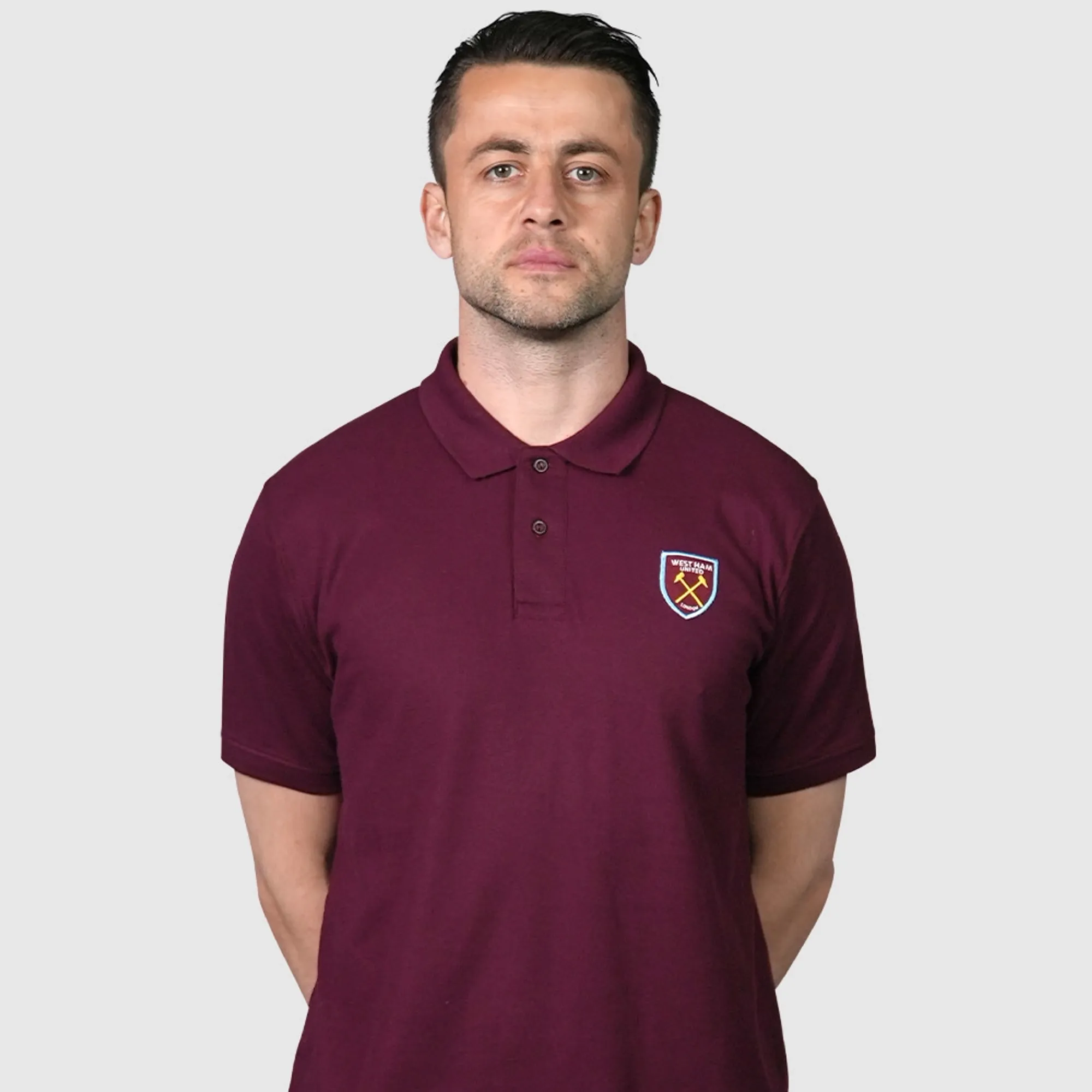 Adults Claret Polo
