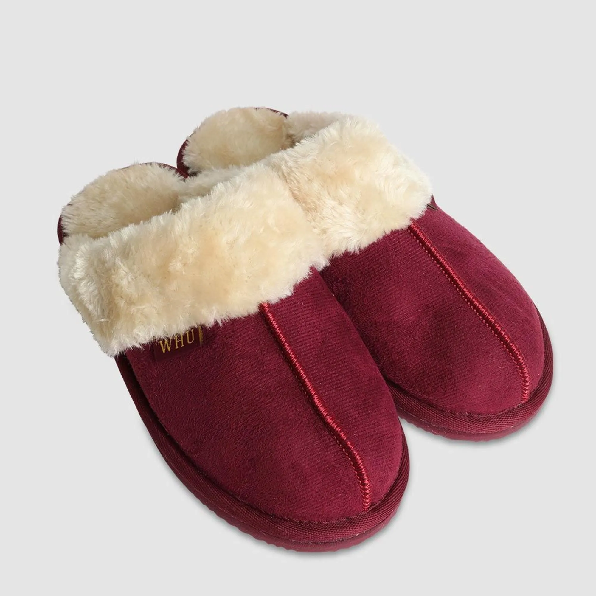 West Ham Girls Claret Cuff Slippers