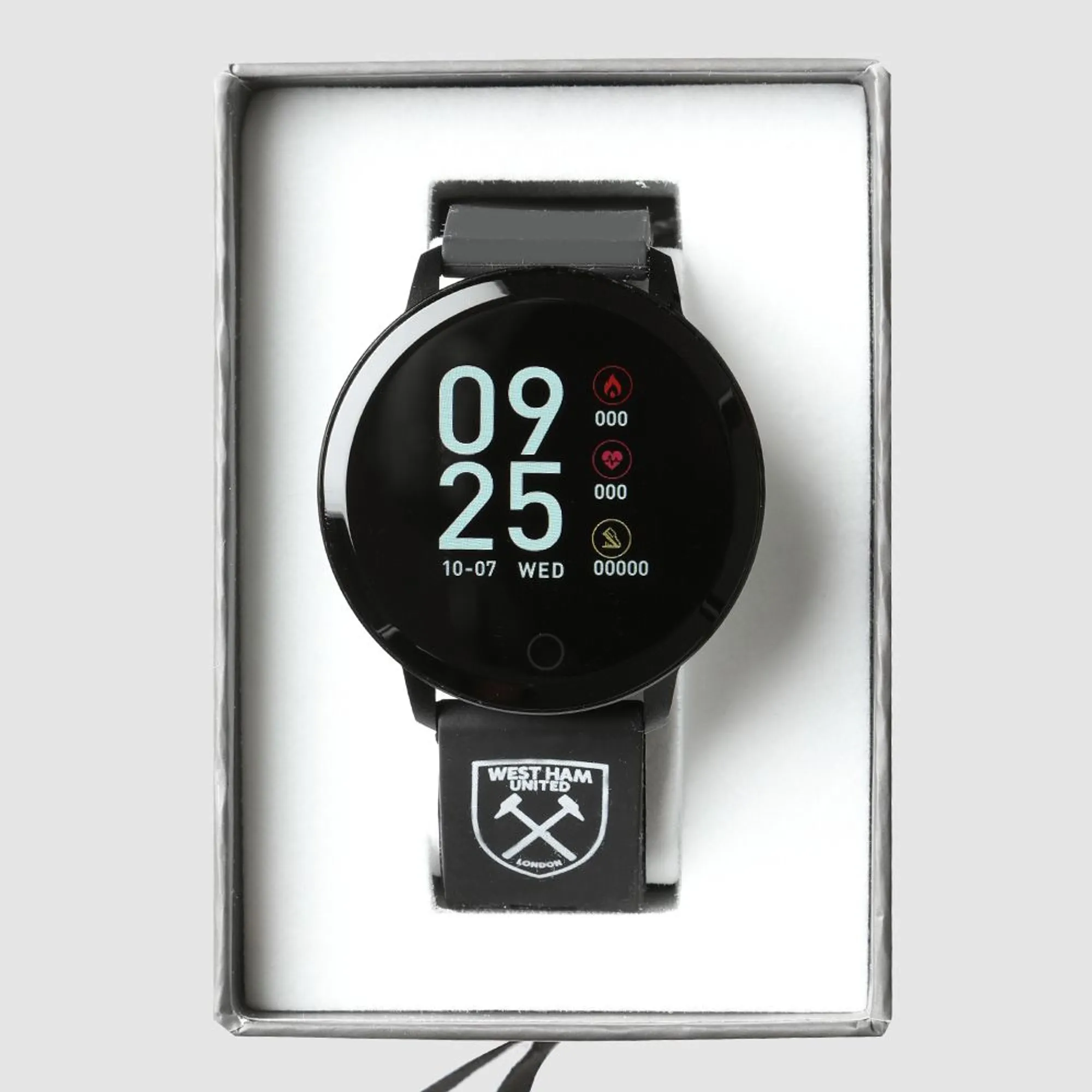 West Ham Round Face Smart Crest Watch