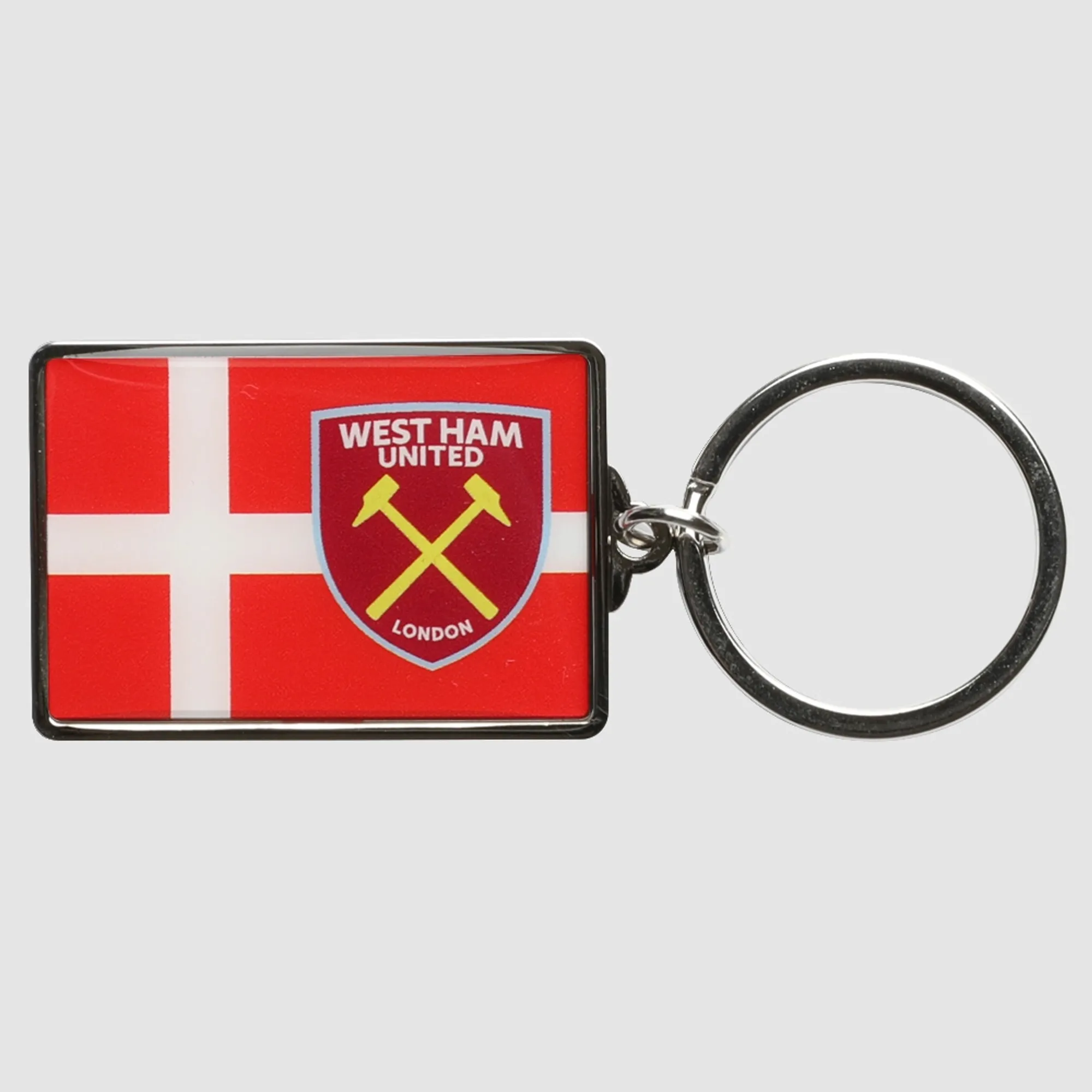 Denmark Flag/Crest Keyring