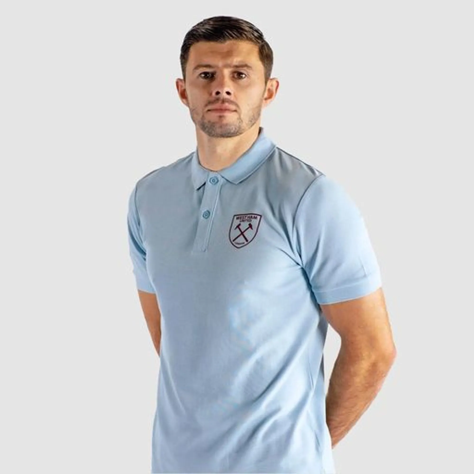 West Ham Sky Organic Cotton Polo