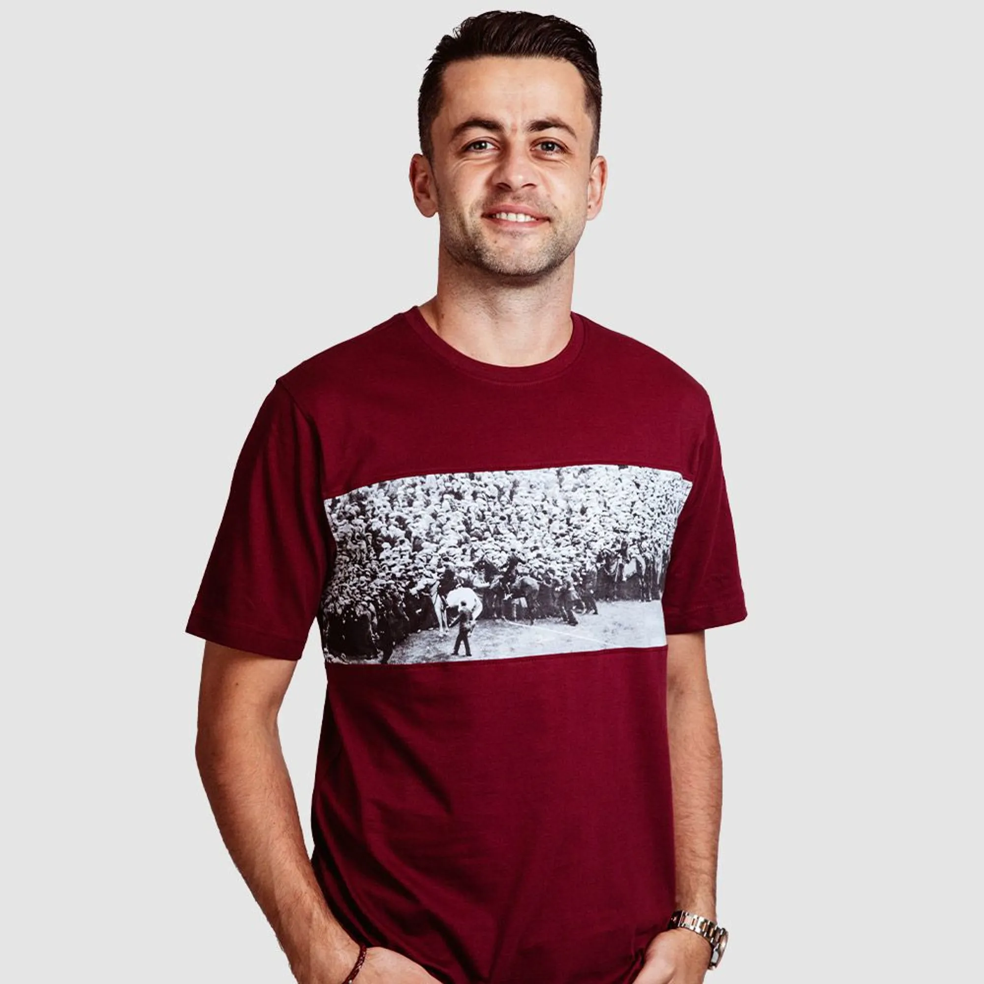 West Ham White Horse Final Claret T-Shirt