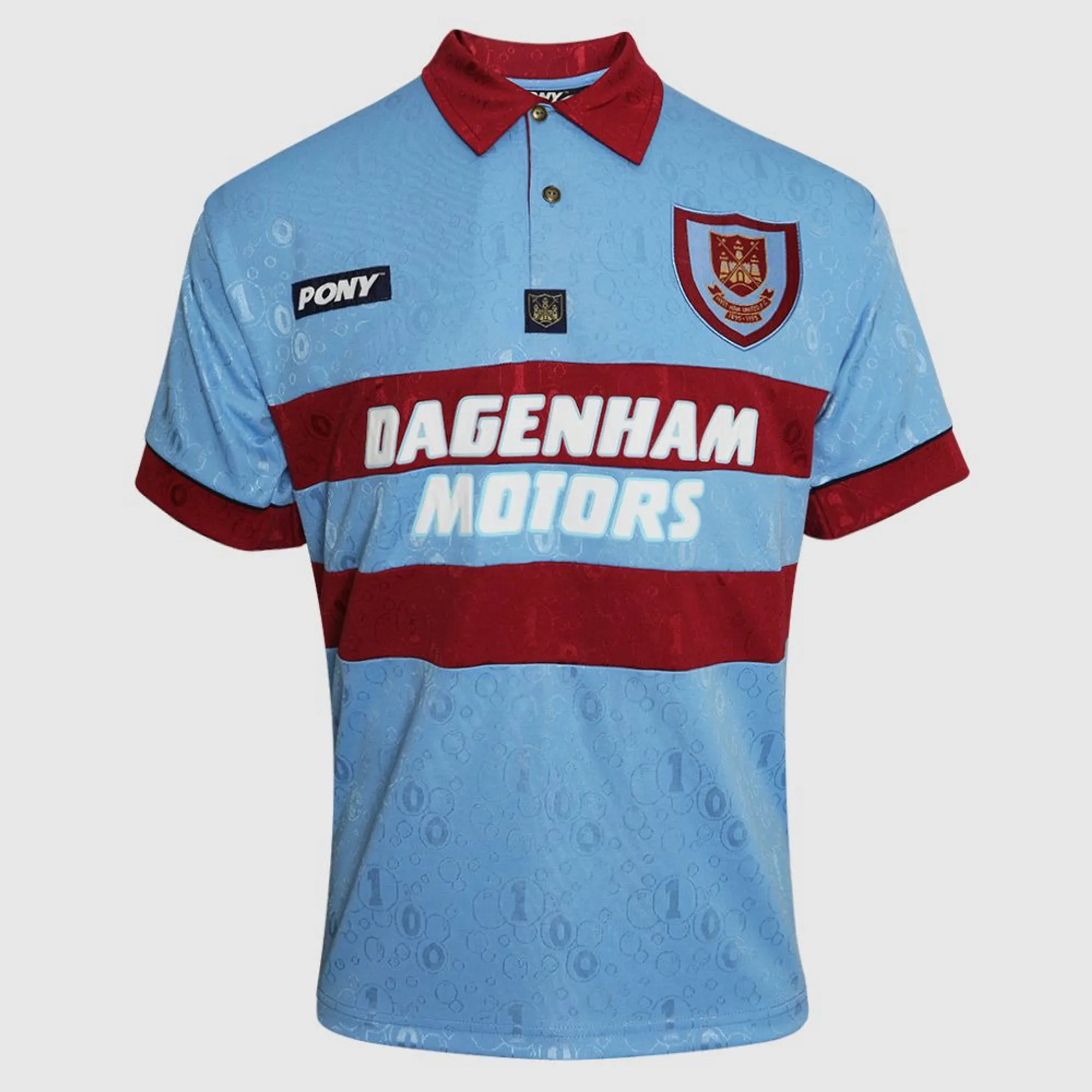 West Ham 1995 Pony Centenary Away Shirt