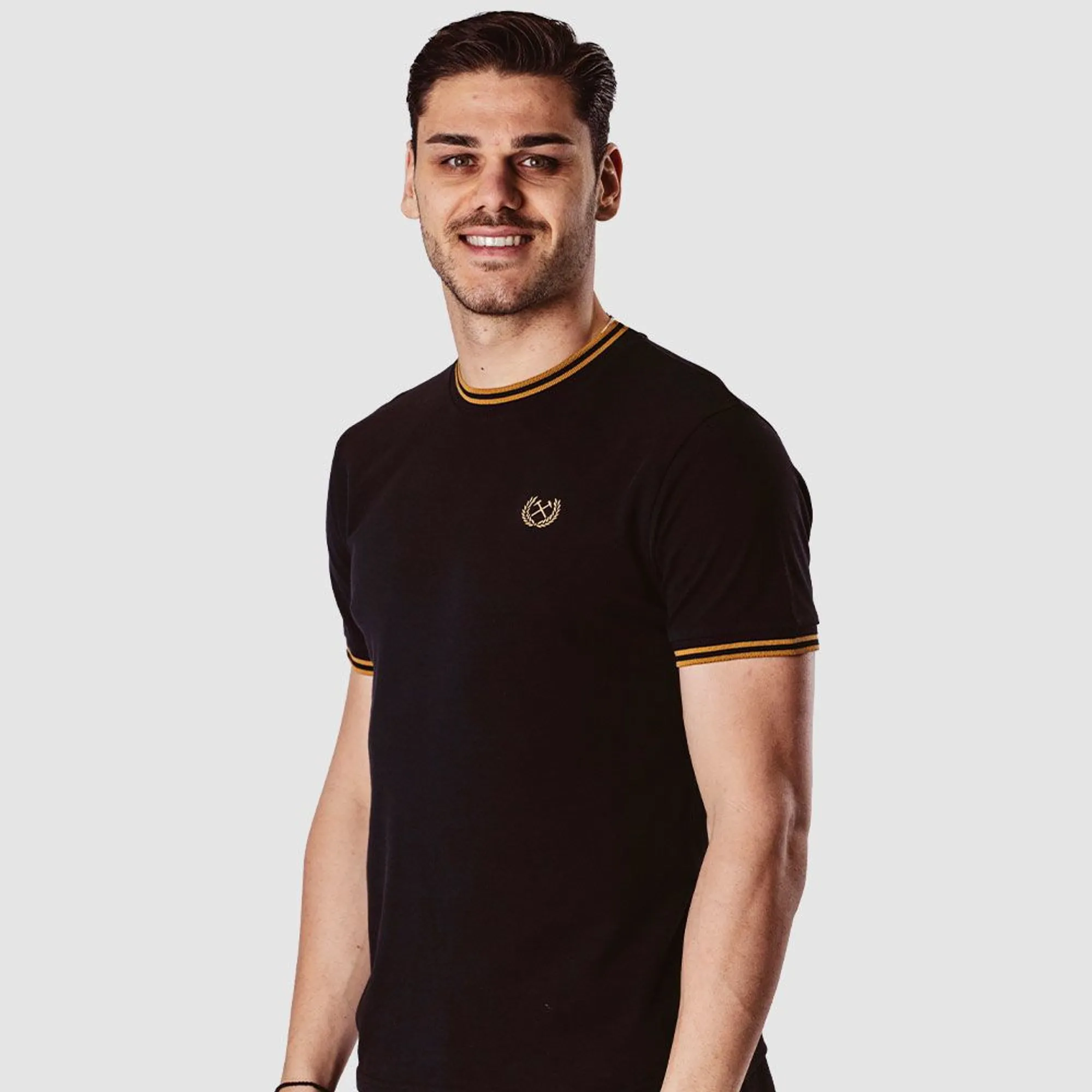 West Ham Gold Tipped - Black T-Shirt