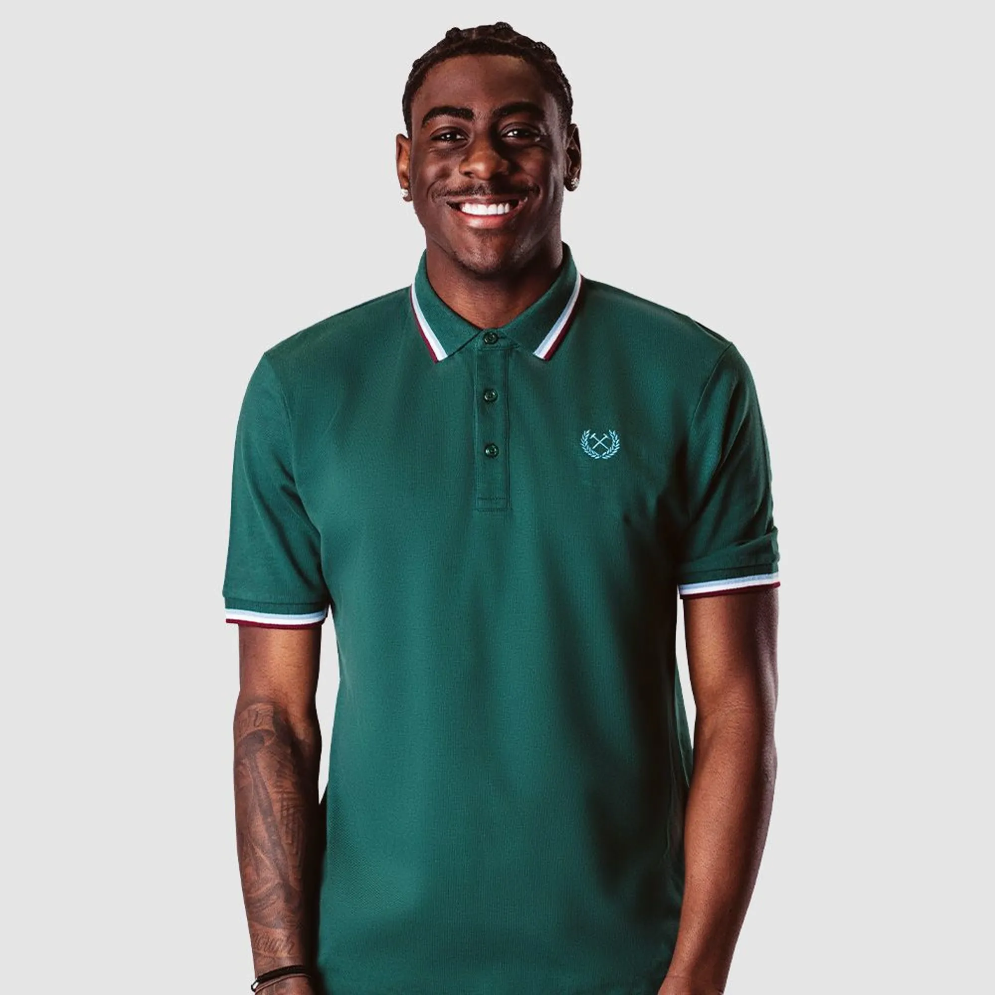 West Ham Csw Tipped - Green Polo