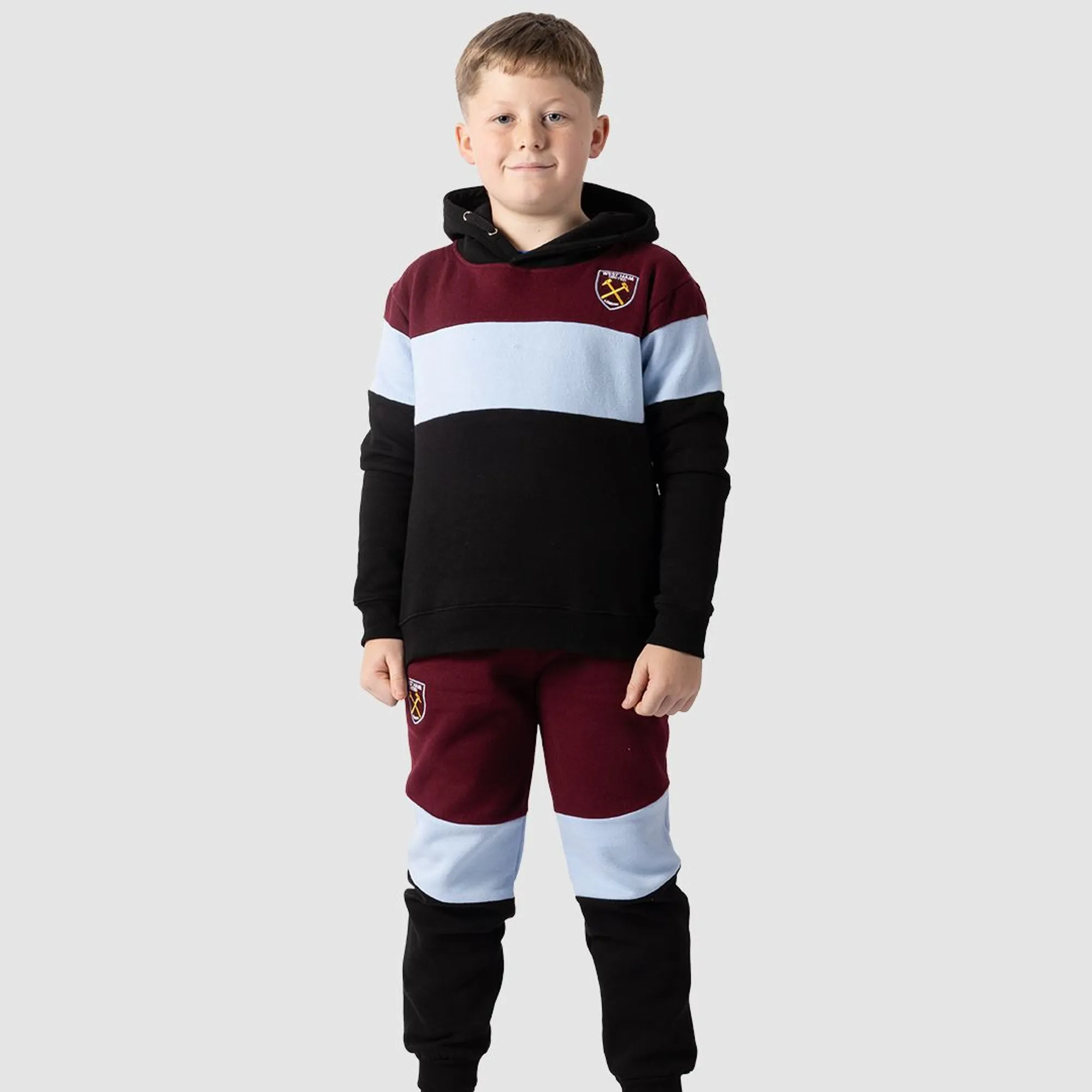 West Ham Junior Claret/Sky/Black Pants