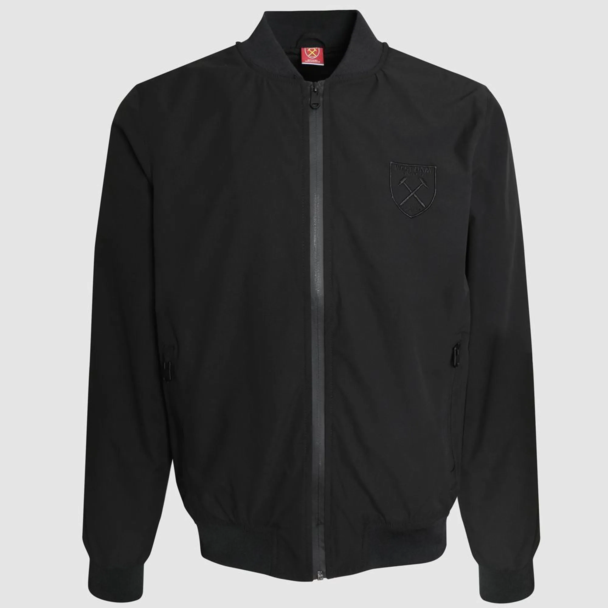 Black Tonal Crest Jacket