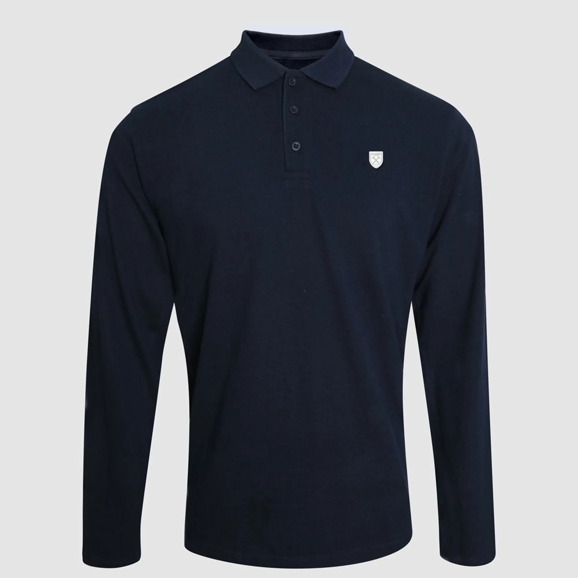 Navy Long Sleeved Polo