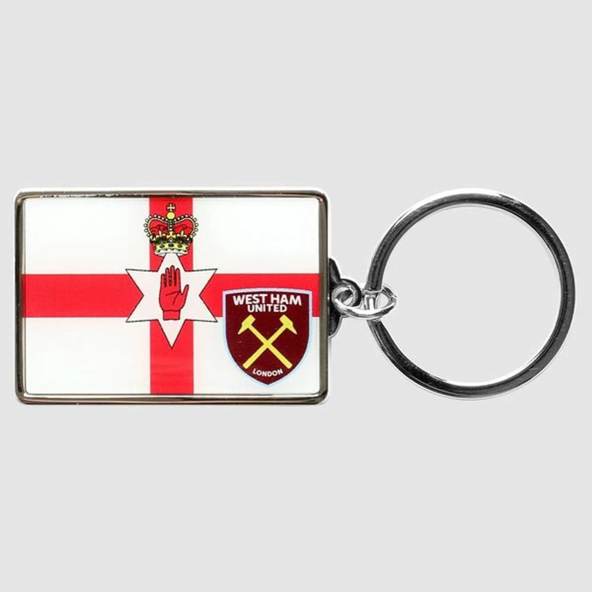Northern Ireland Flag/Crest Keyring