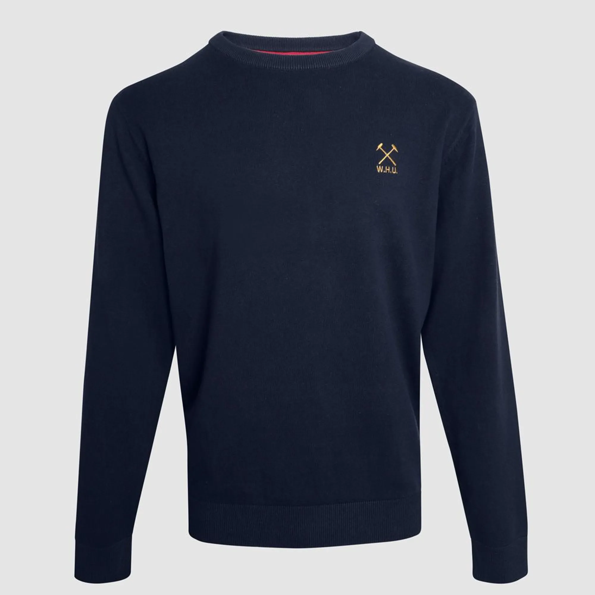 West Ham Crew Neck Knit Cotton Jumper