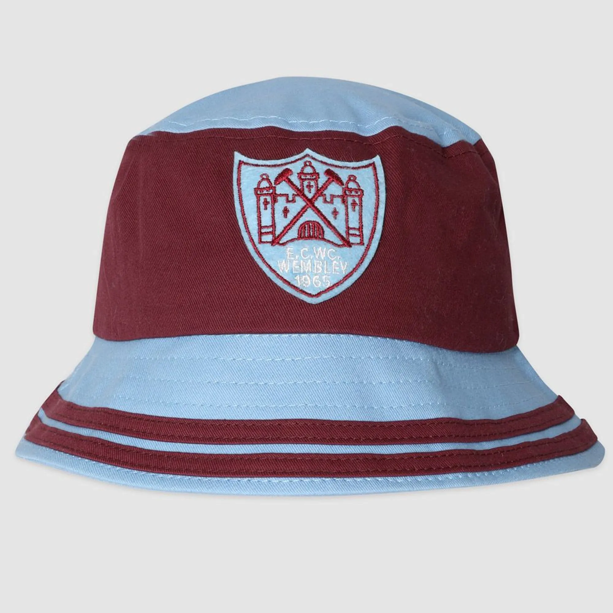 West Ham 1964-65 Retro Bucket Hat - Claret