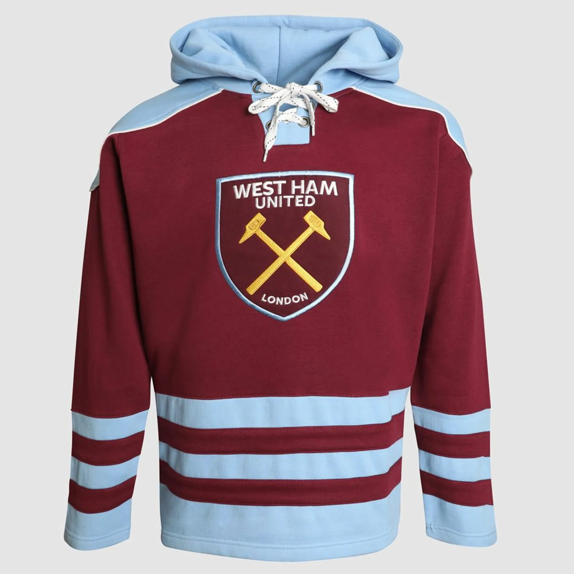 Claret Sky Full Crest Hoodie