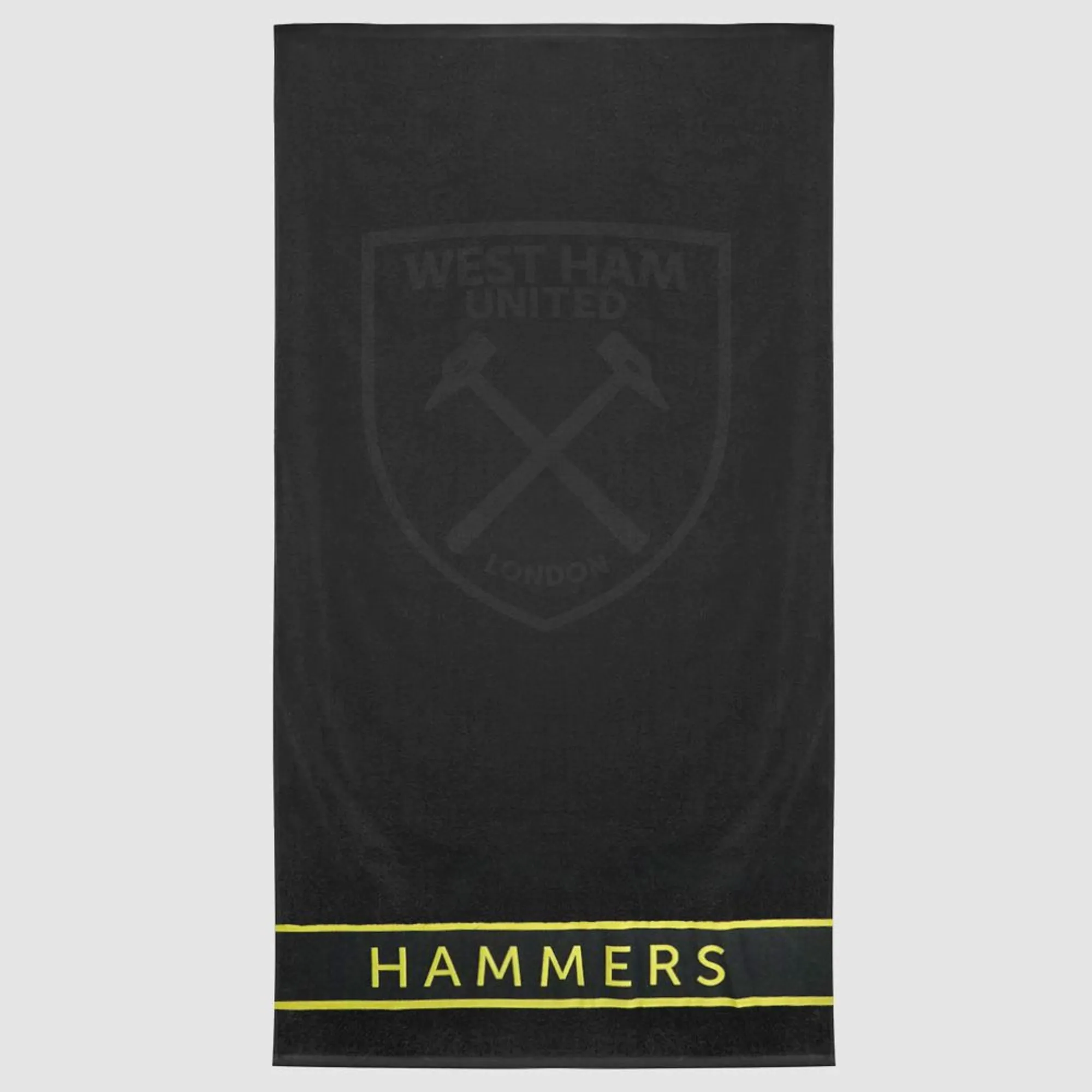 West Ham Hammers Mega Beach Towel - Black