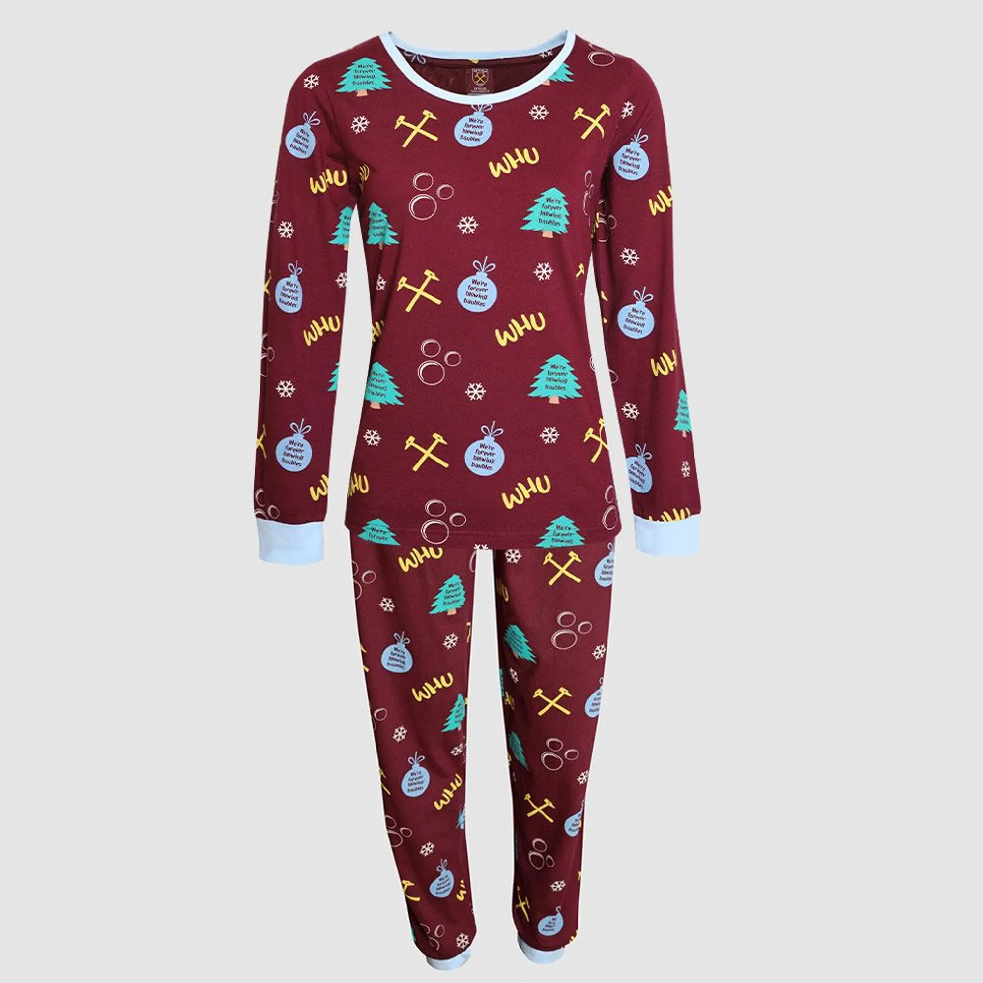West Ham Womens Christmas Pyjamas