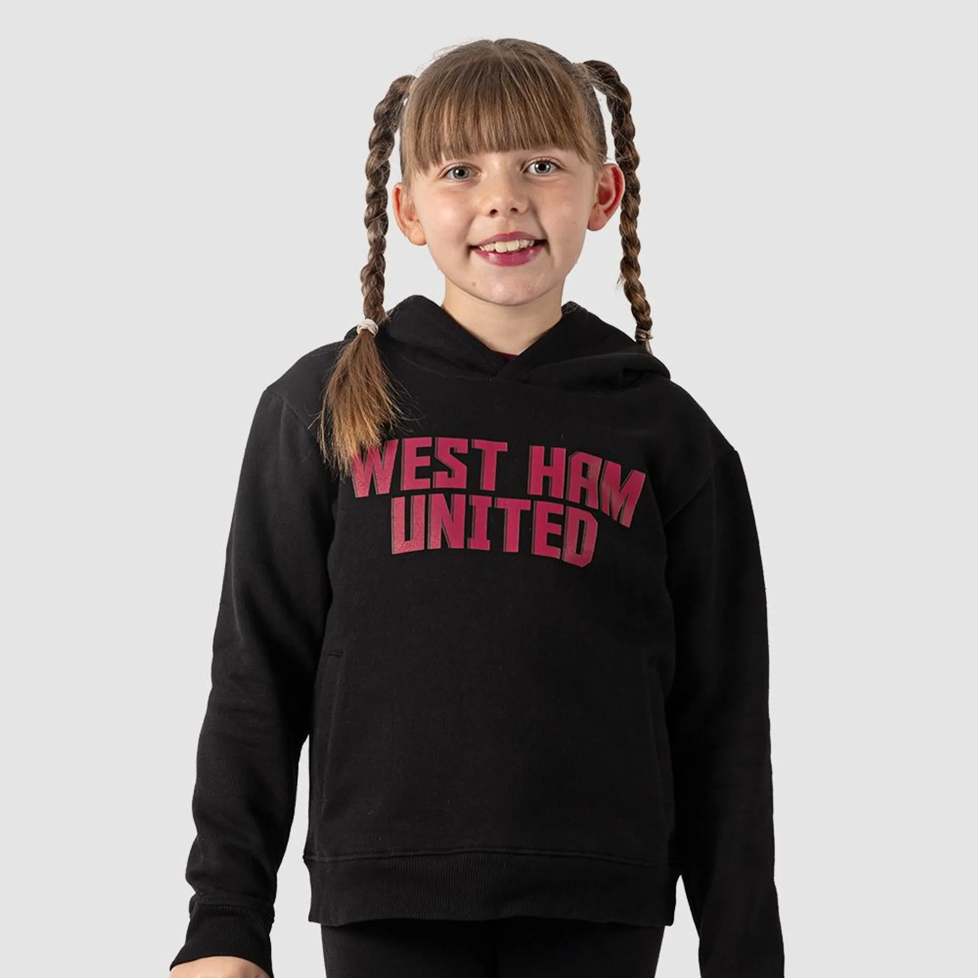 Junior Black West Ham Hoodie