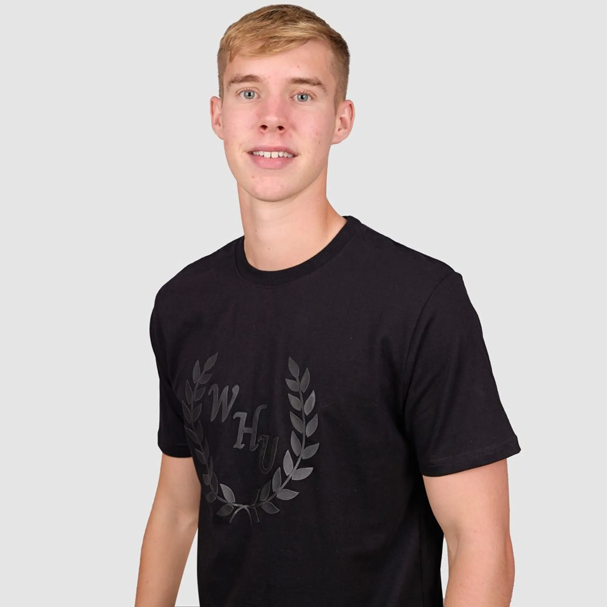Whu Black Tonal T-Shirt