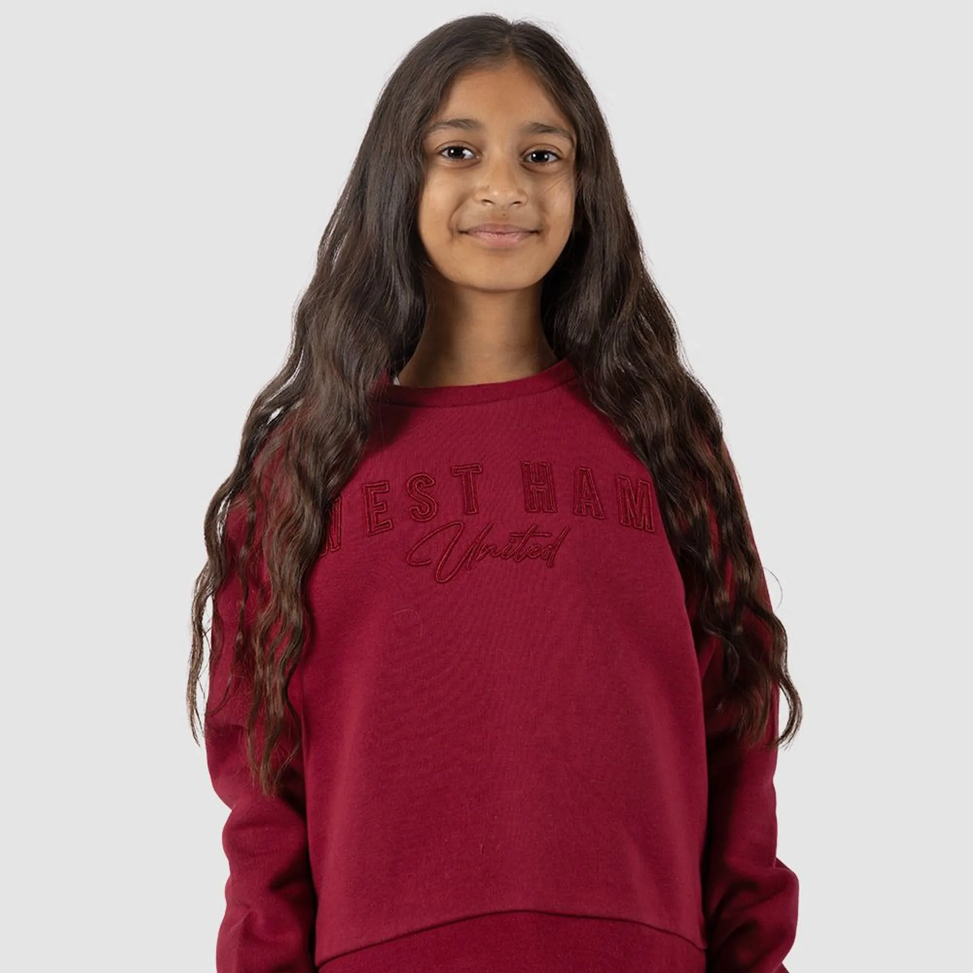 West Ham Girls Claret Sweatshirt