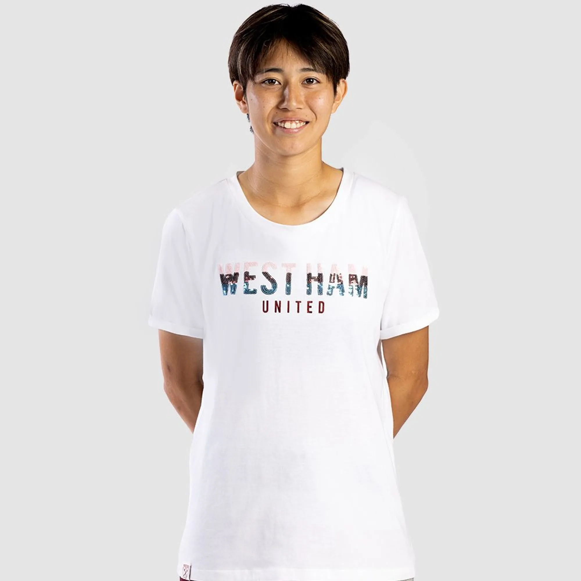 West Ham Womens Sequin T-Shirt