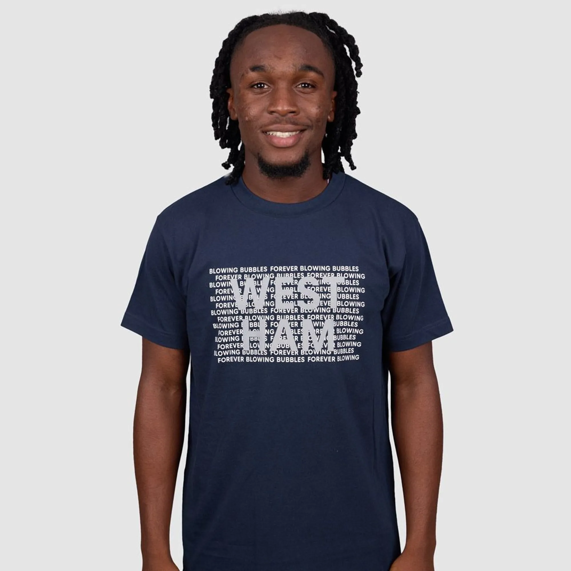 West Ham Navy Reflective T-Shirt