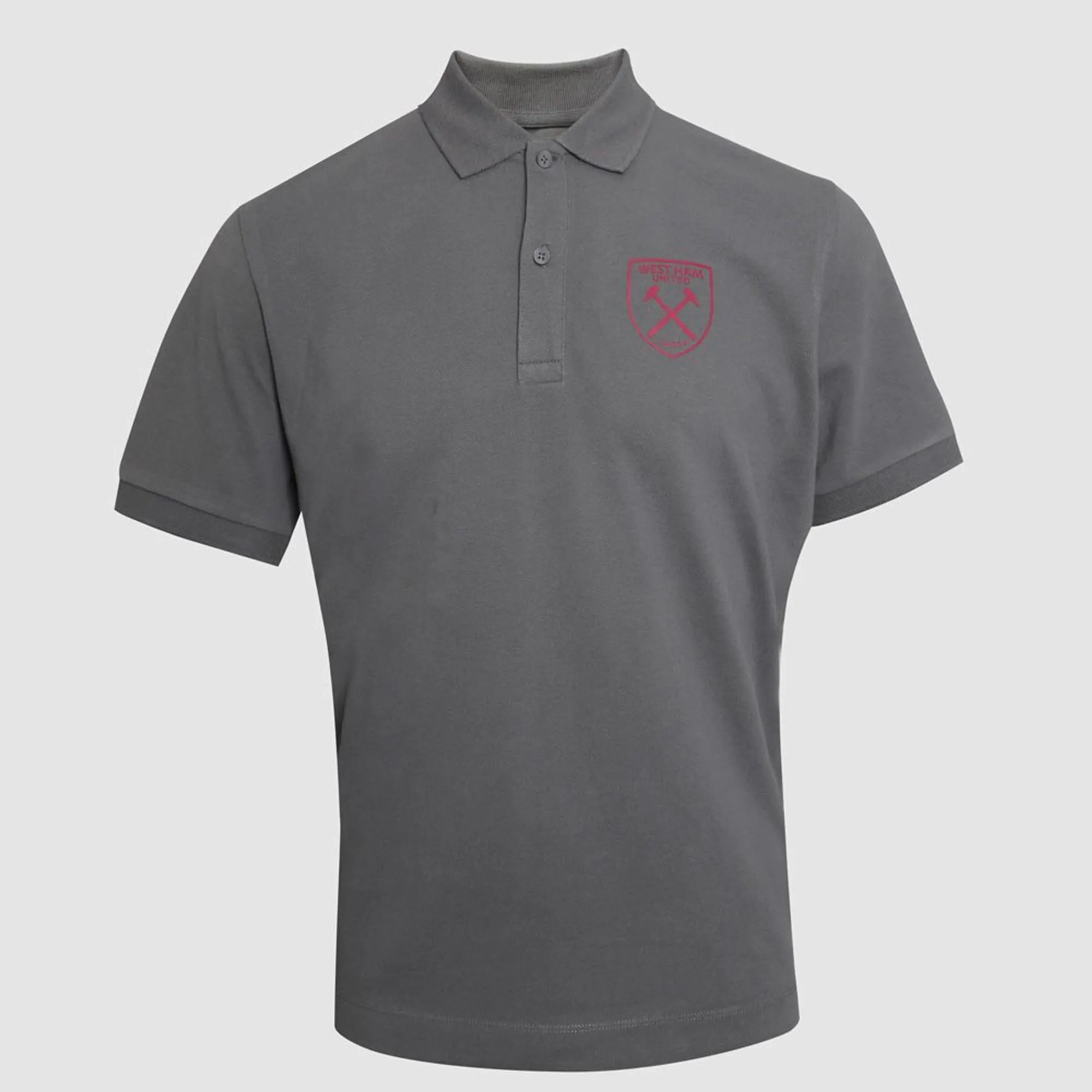 West Ham Anthracite Organic Cotton Polo