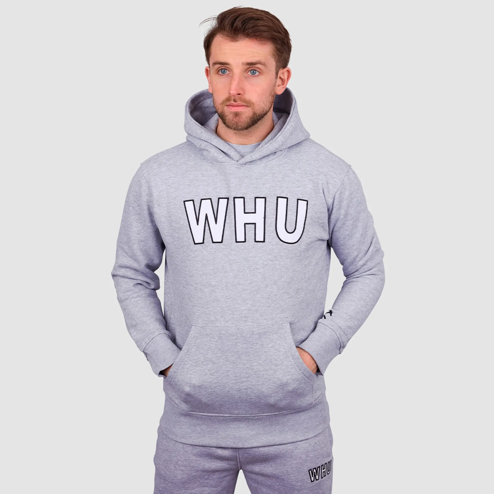 West Ham Casual Collection Hoodie - Grey