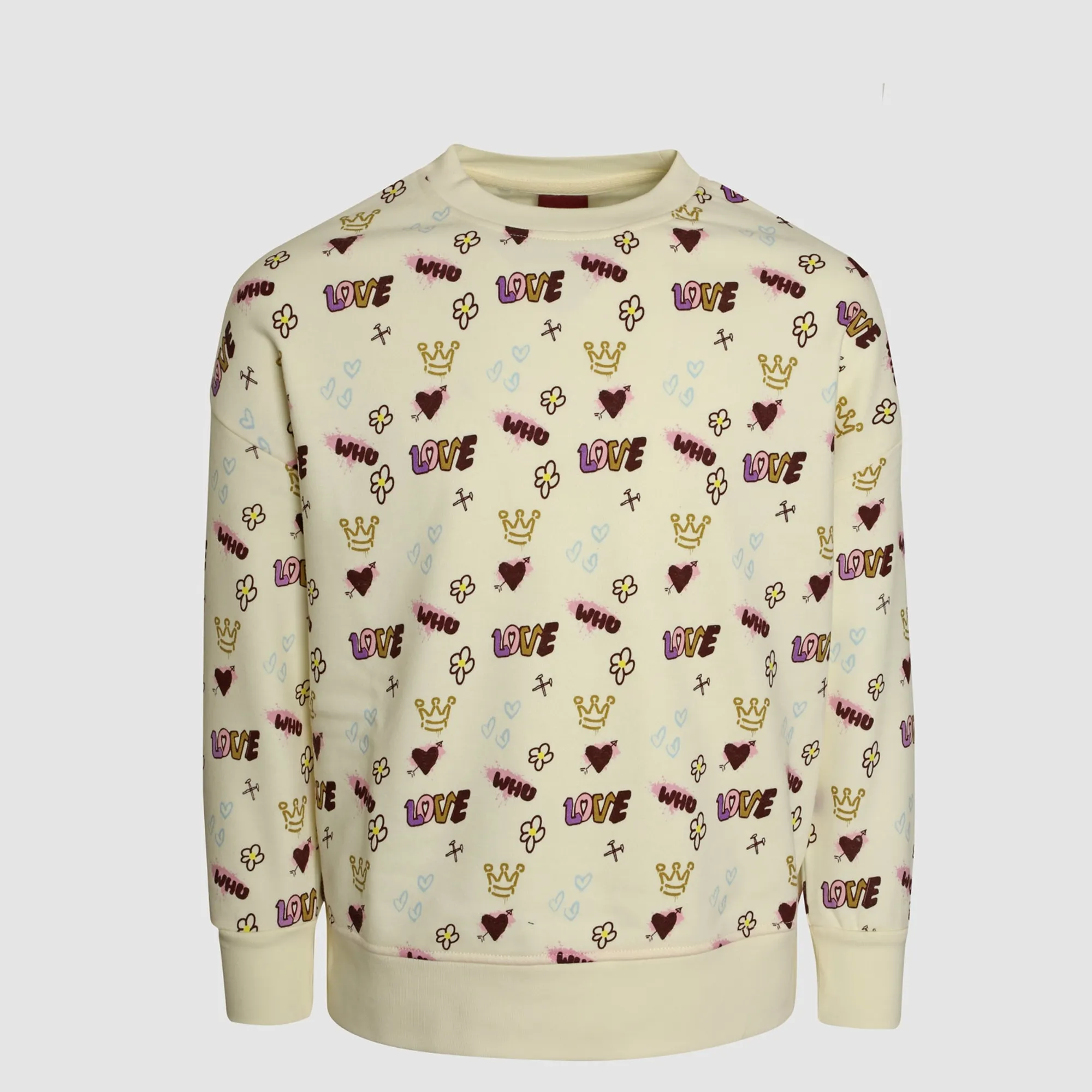 West Ham Junior Love Sweatshirt - Cream