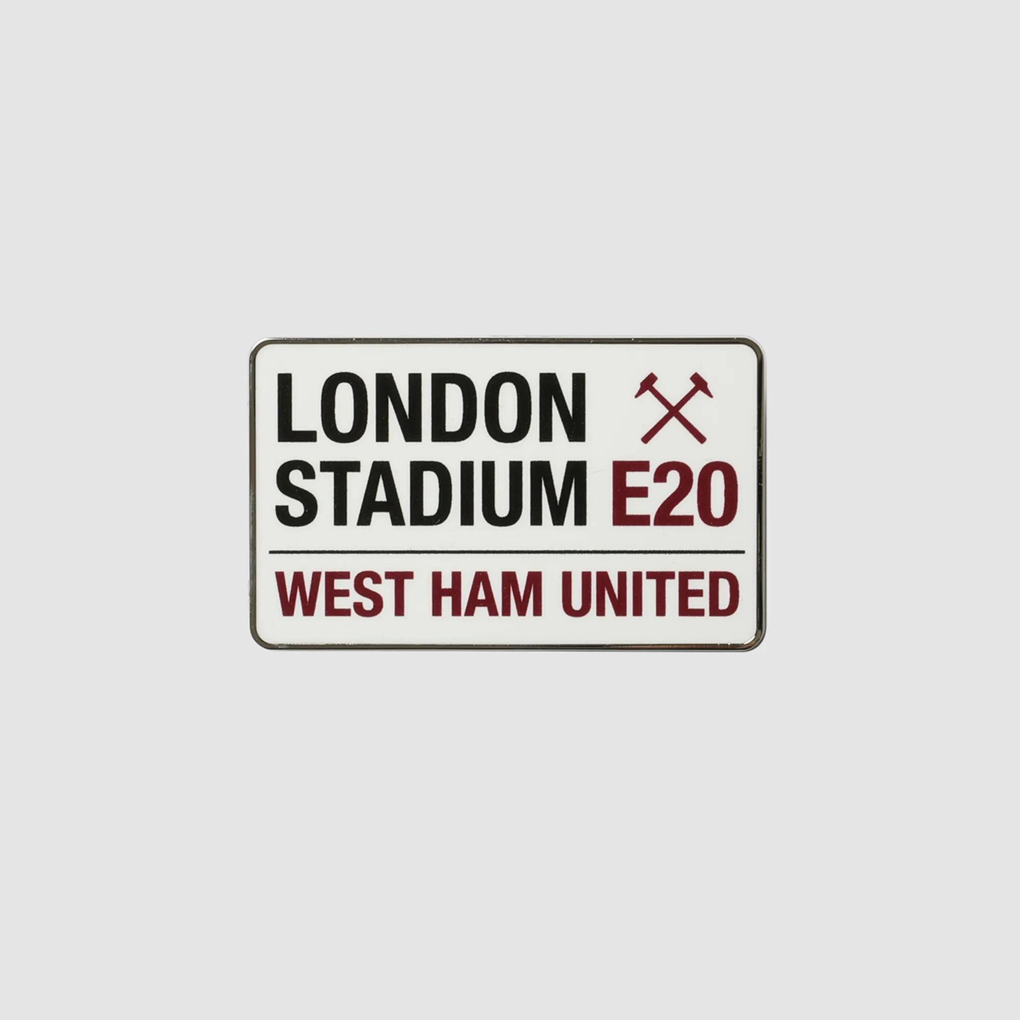 West Ham Street Sign Pin Badge
