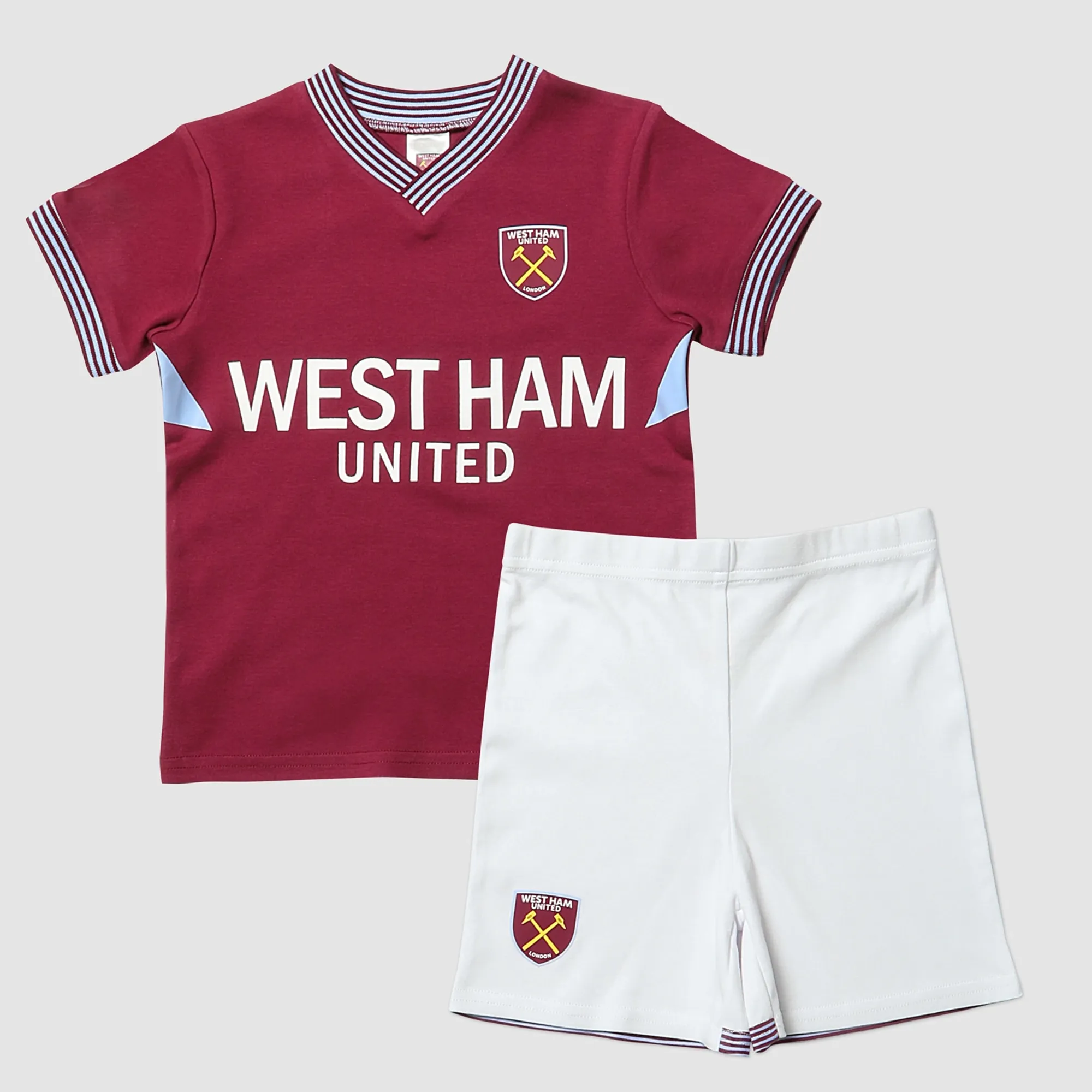 West Ham 25/26 Infant Kit Shorts And T-Shirt Set
