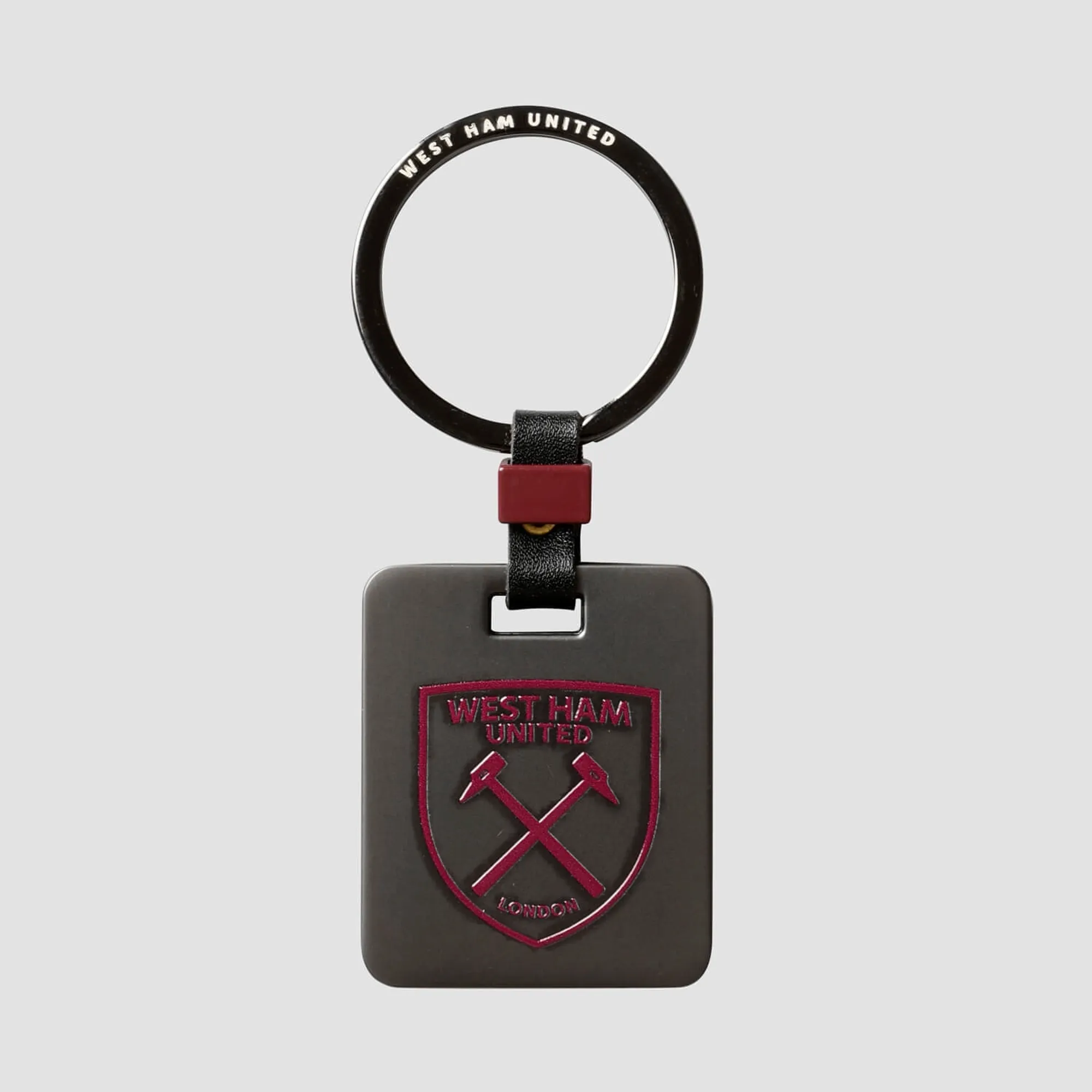 West Ham Galvanised Crest Keyring
