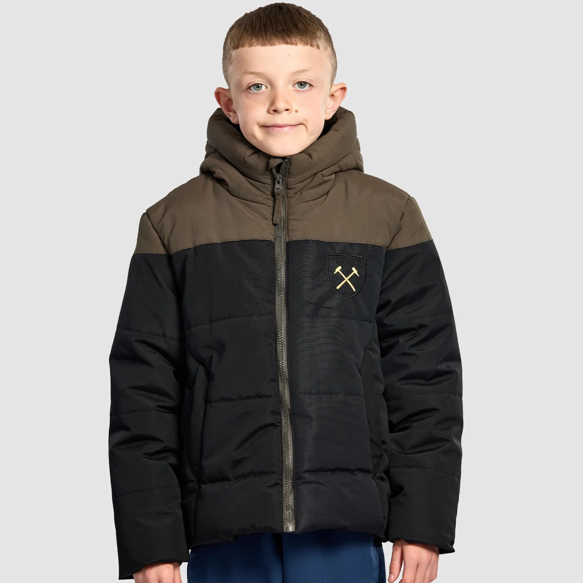 West Ham Junior Black/Khaki Jacket