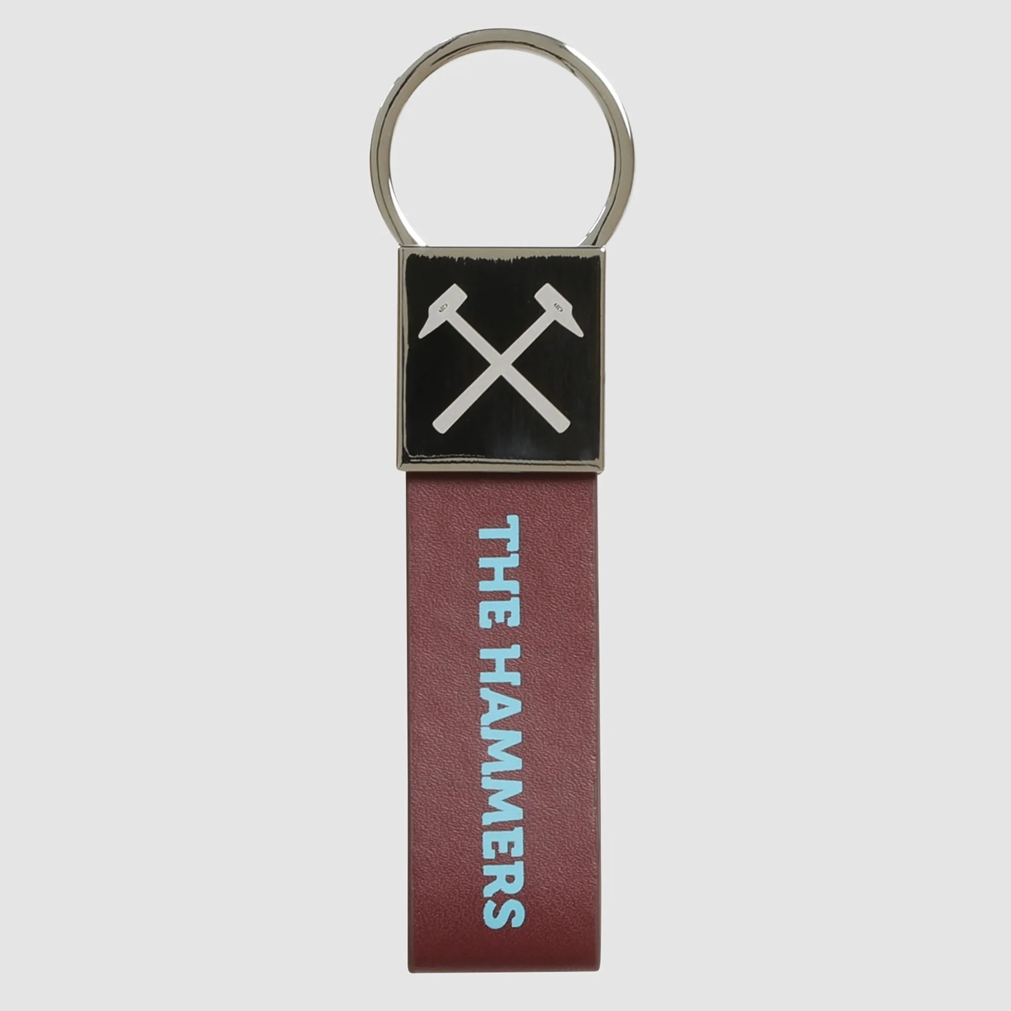 West Ham Leather Strap Keyring