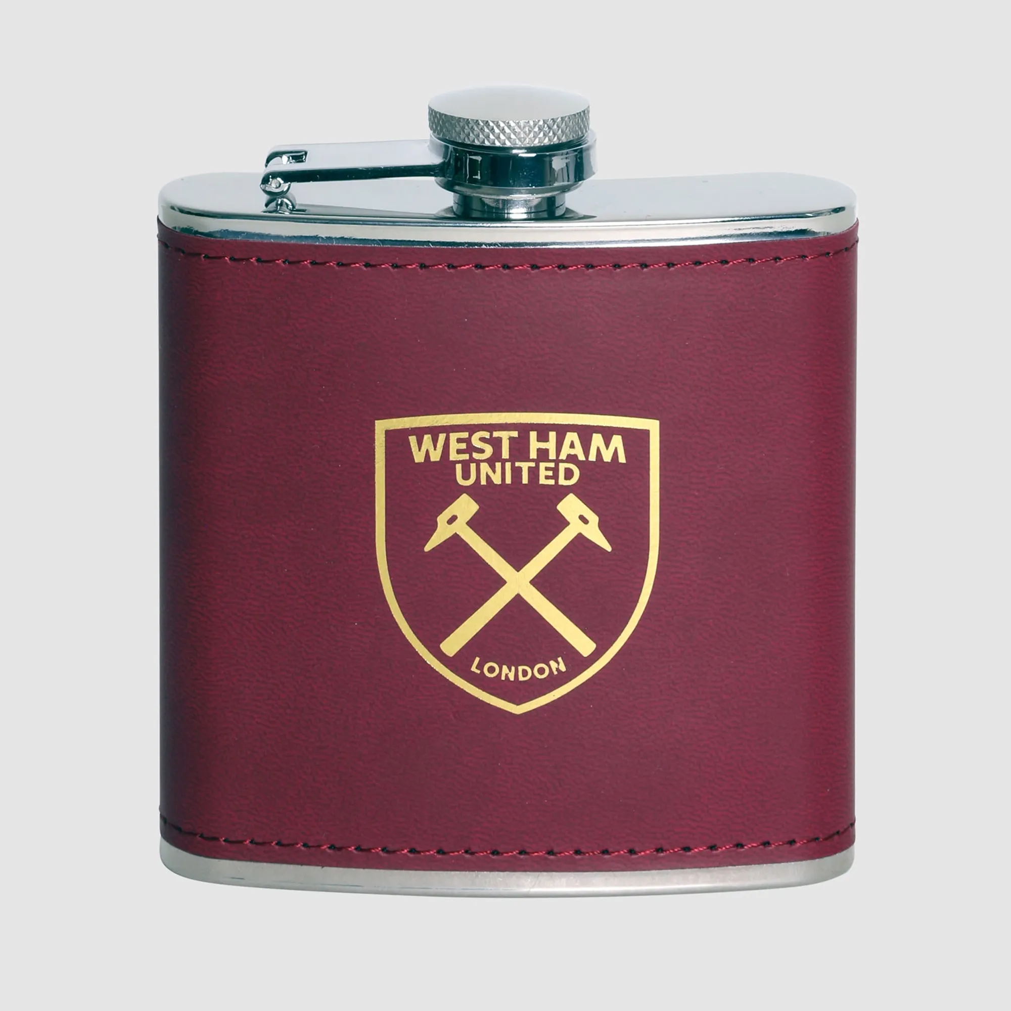 West Ham Crest Hip Flask