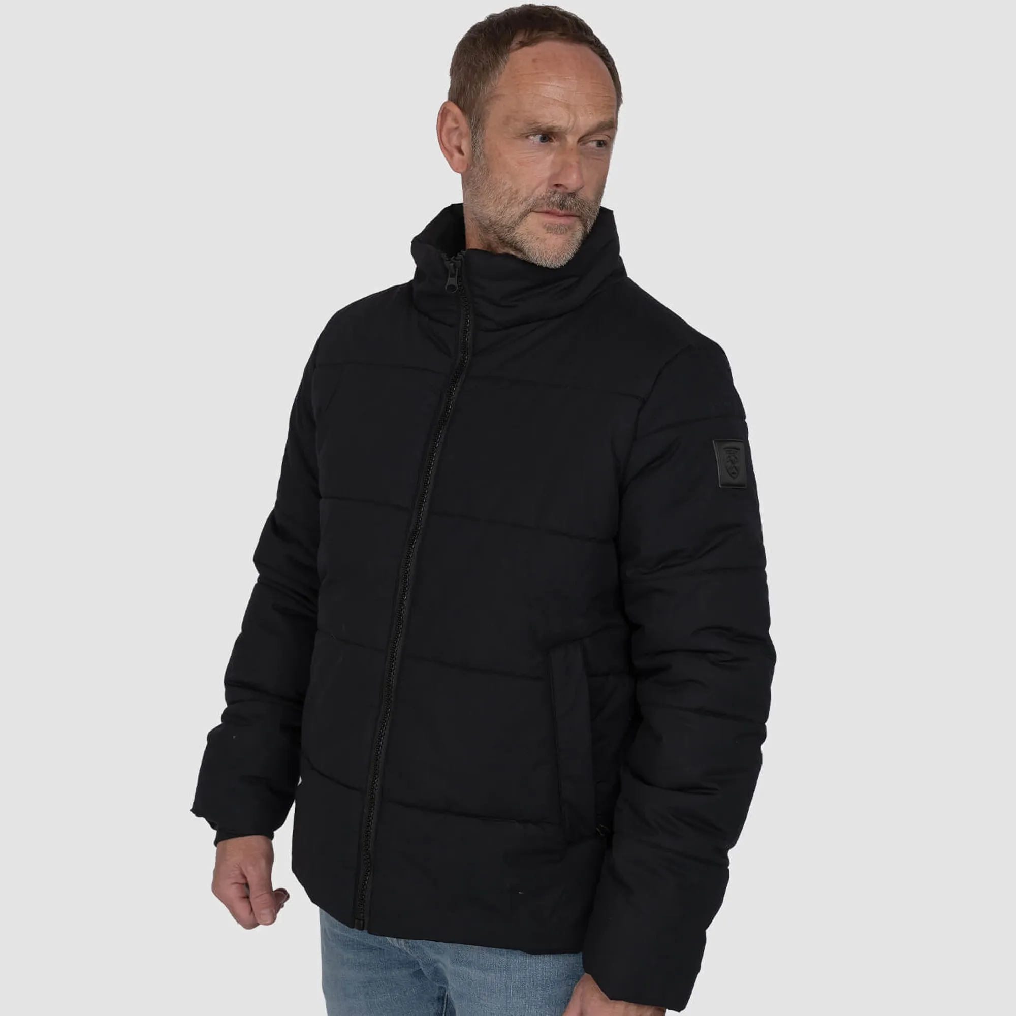 West Ham Adults Black Puffer Jacket